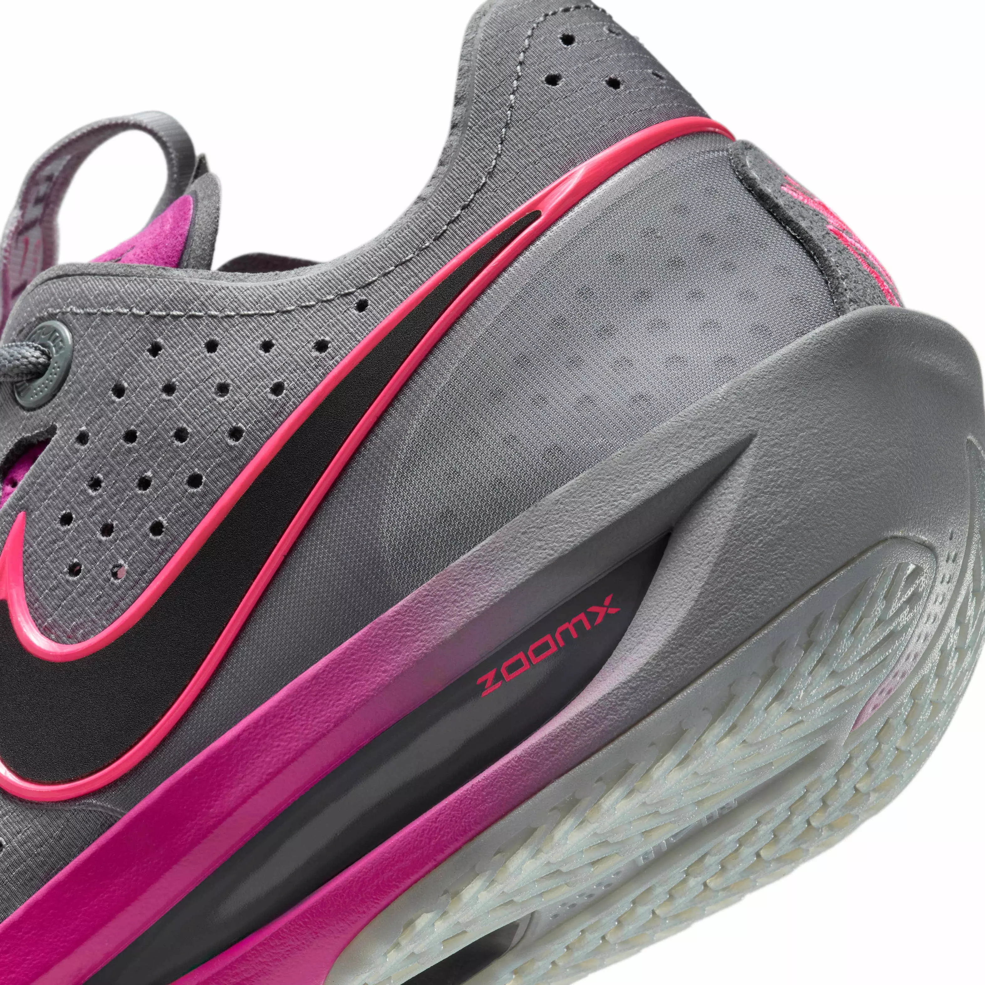 Nike G.T. Cut 3 "Smoke Grey/Hot Fuchsia/Hyper Pink/Black" Men's Basketball Shoe - GREY/FUCHSIA/PINK/BLACK