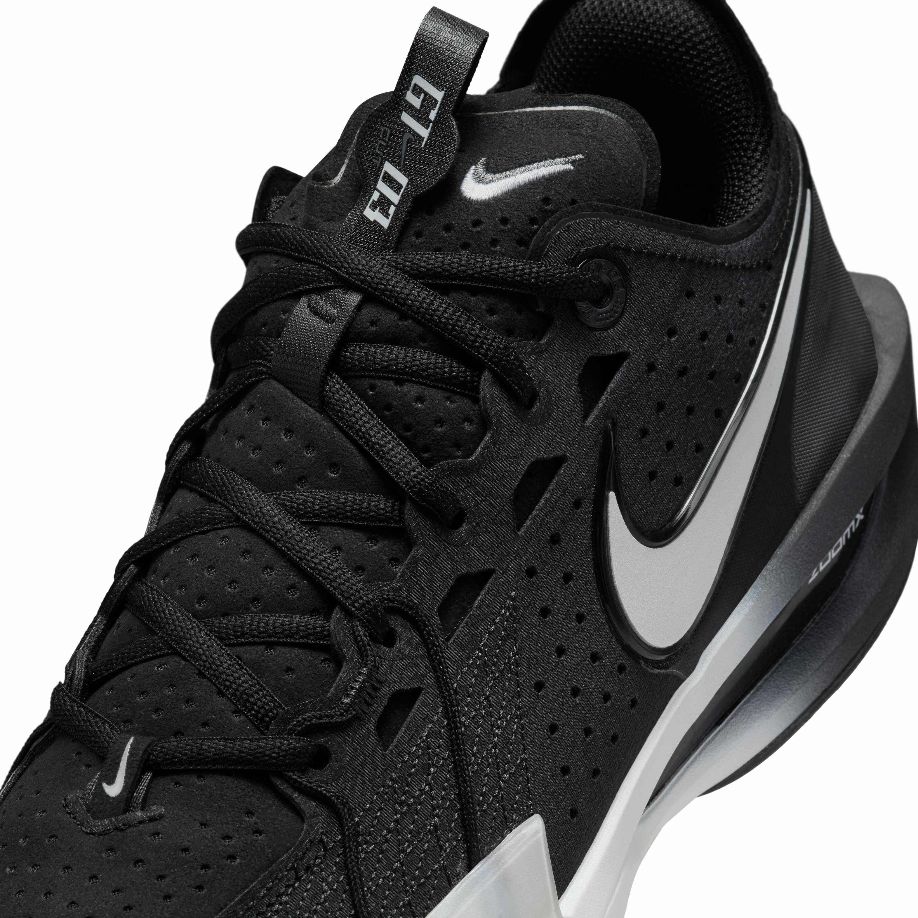 Nike G.T. Cut 3 "Black/Iron Grey/Dark Smoke Grey/White" Men's Basketball Shoe - BLACK/GREY/DK GREY/WHITE Thumbnail View 7