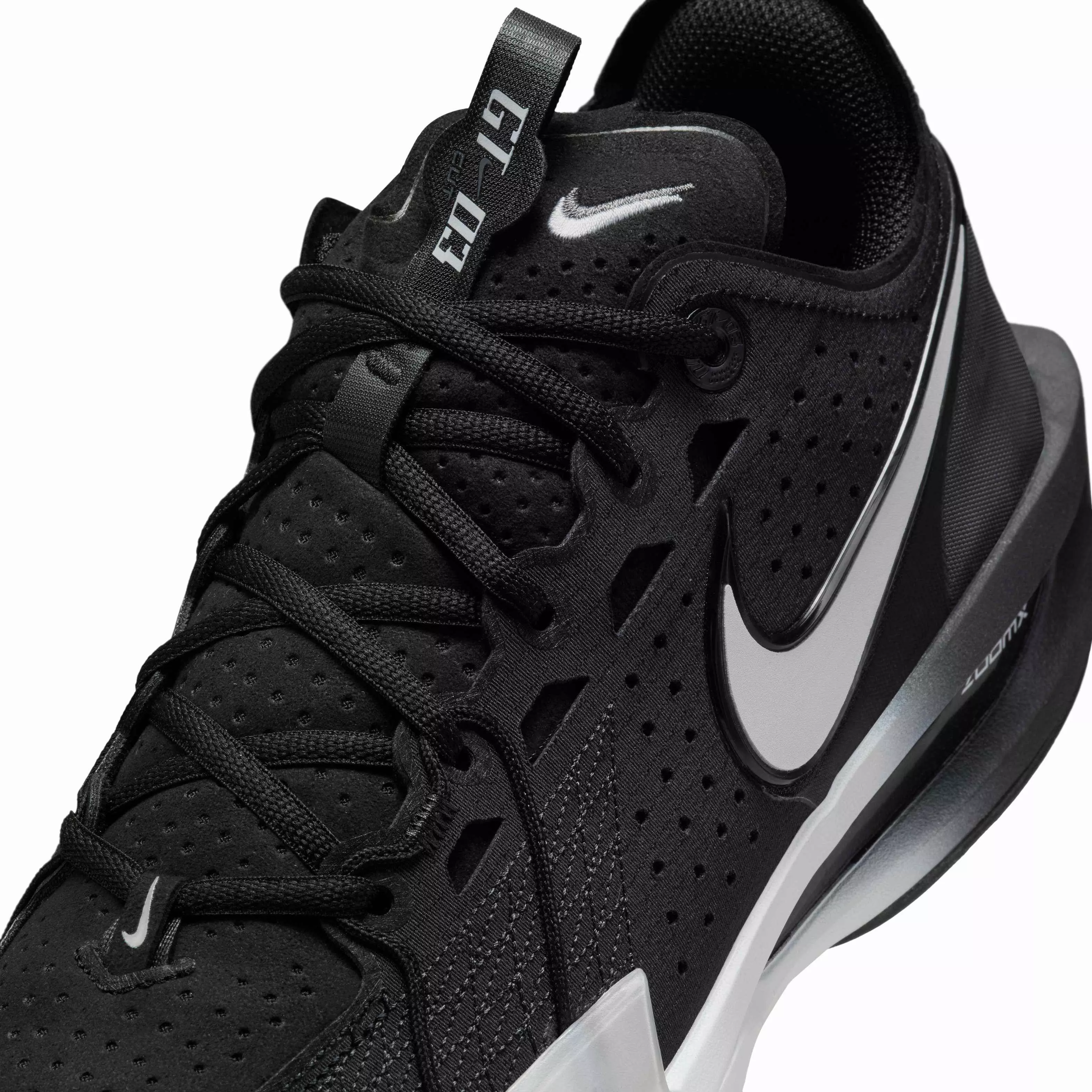 Nike G.T. Cut 3 "Black/Iron Grey/Dark Smoke Grey/White" Men's Basketball Shoe - BLACK/GREY/DK GREY/WHITE