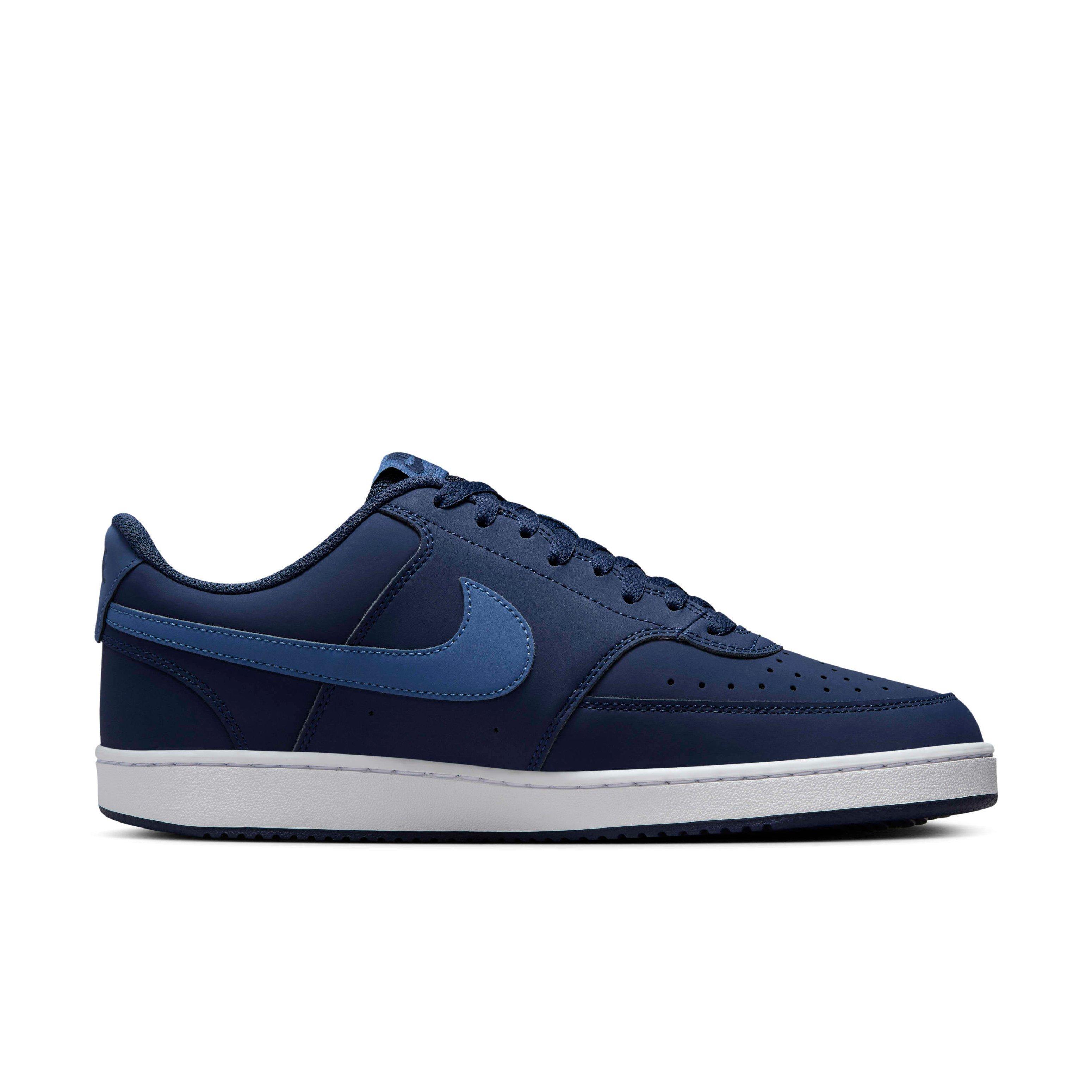 Nike Court Vision Low Next Nature "Midnight Navy/White/Mystic Navy" Men's Shoe - NAVY/WHITE/NAVY Thumbnail View 1
