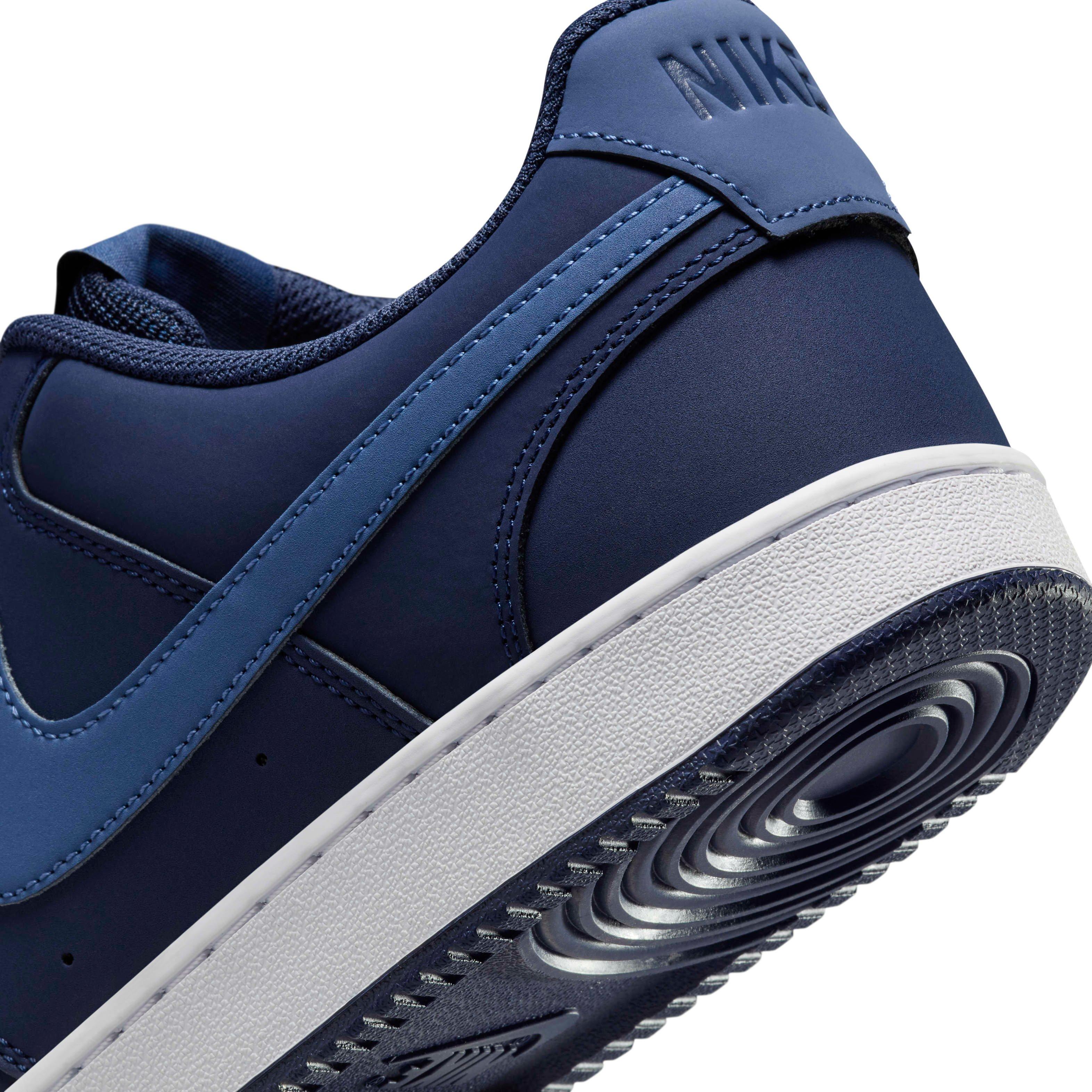 Nike Court Vision Low Next Nature "Midnight Navy/White/Mystic Navy" Men's Shoe - NAVY/WHITE/NAVY Thumbnail View 8