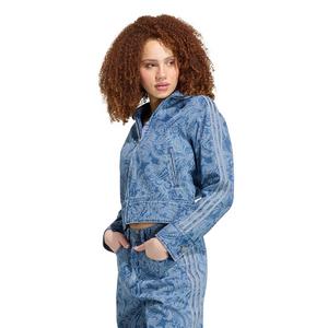 adidas Originals Women's x Liberty London Firebird Lt Blue Denim Track Jacket