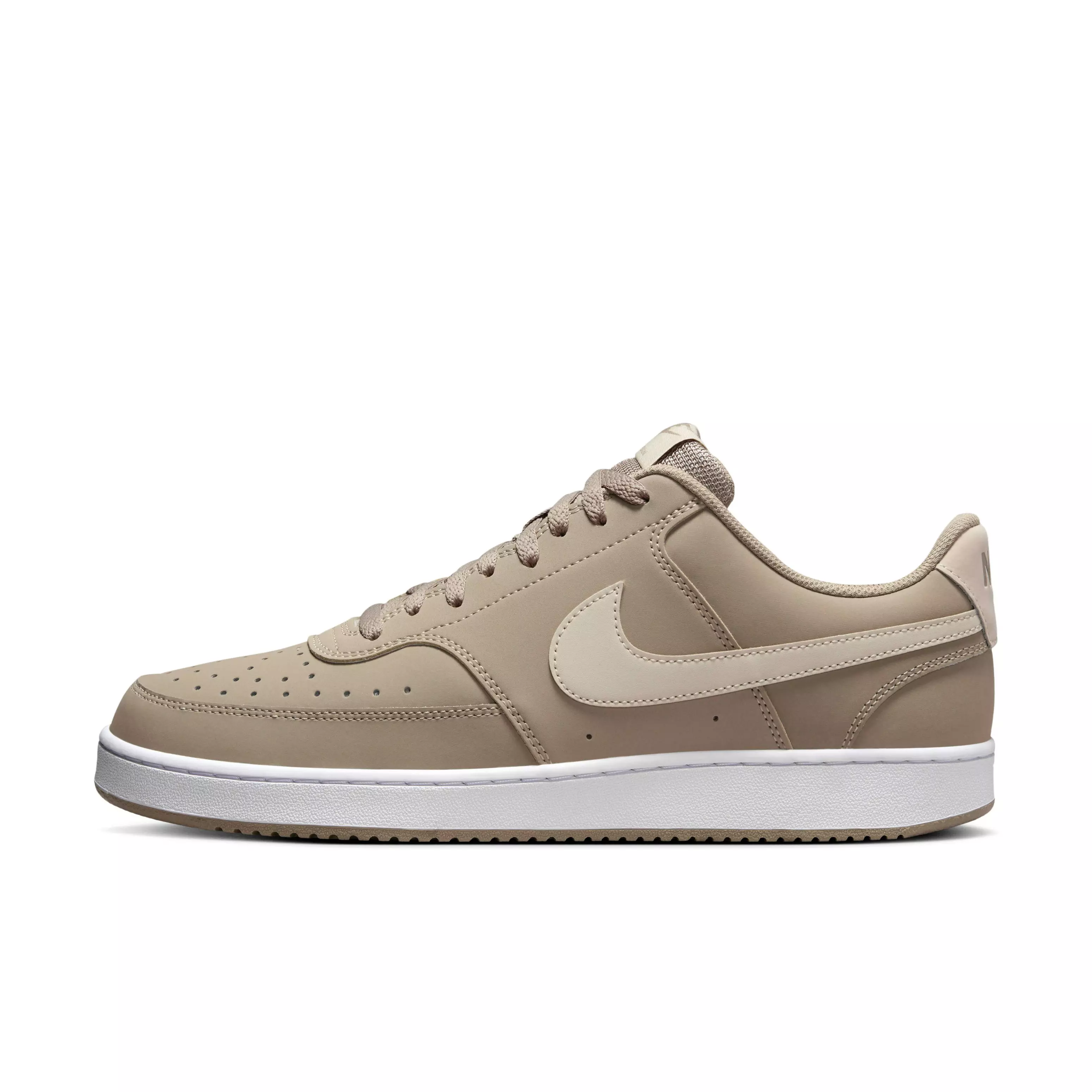 Nike Court Vision Low Next Nature "Khaki/White/Sanddrift" Men's Shoe - KHAKI/WHITE/SANDDRIFT