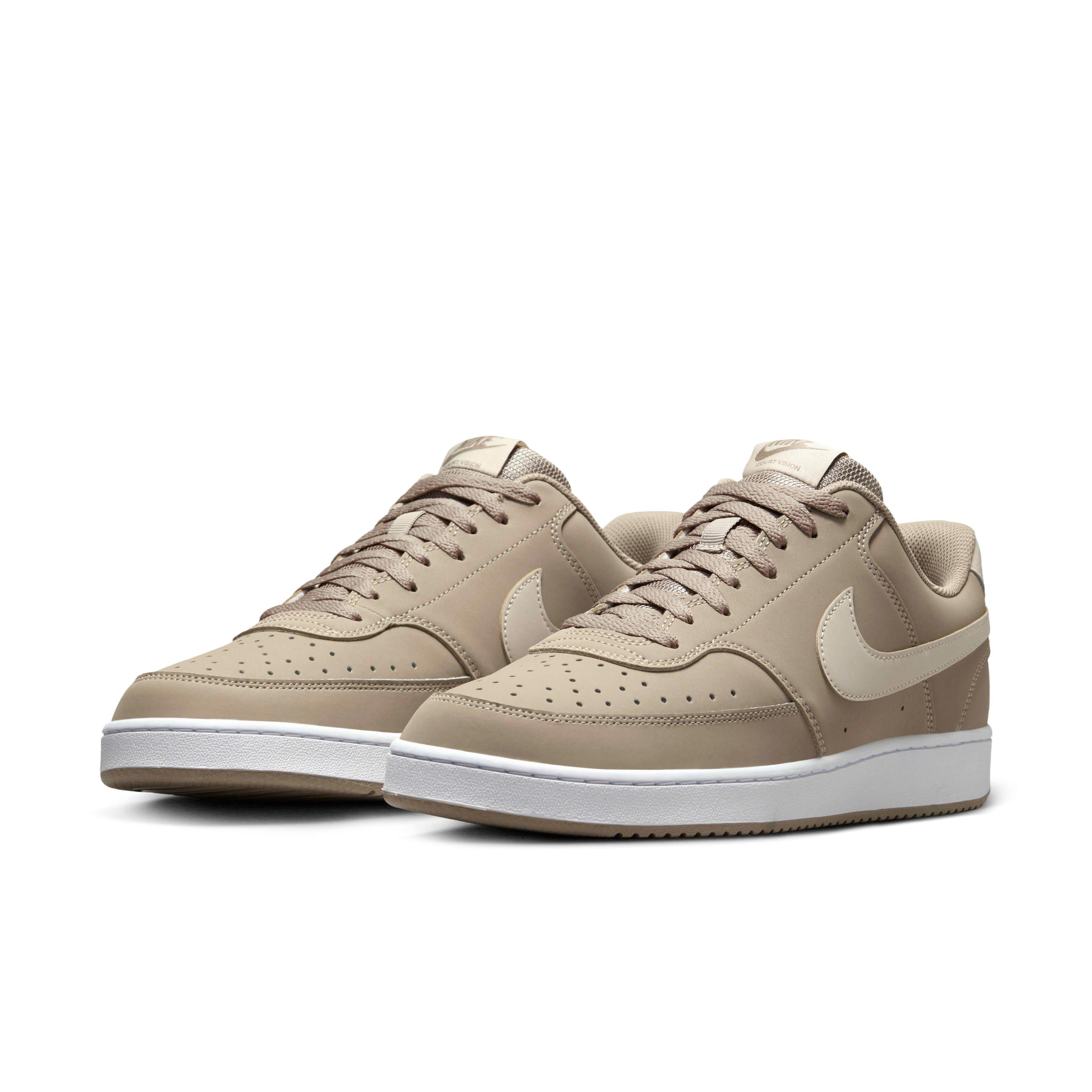 Nike Court Vision Low Next Nature "Khaki/White/Sanddrift" Men's Shoe - KHAKI/WHITE/SANDDRIFT Thumbnail View 3