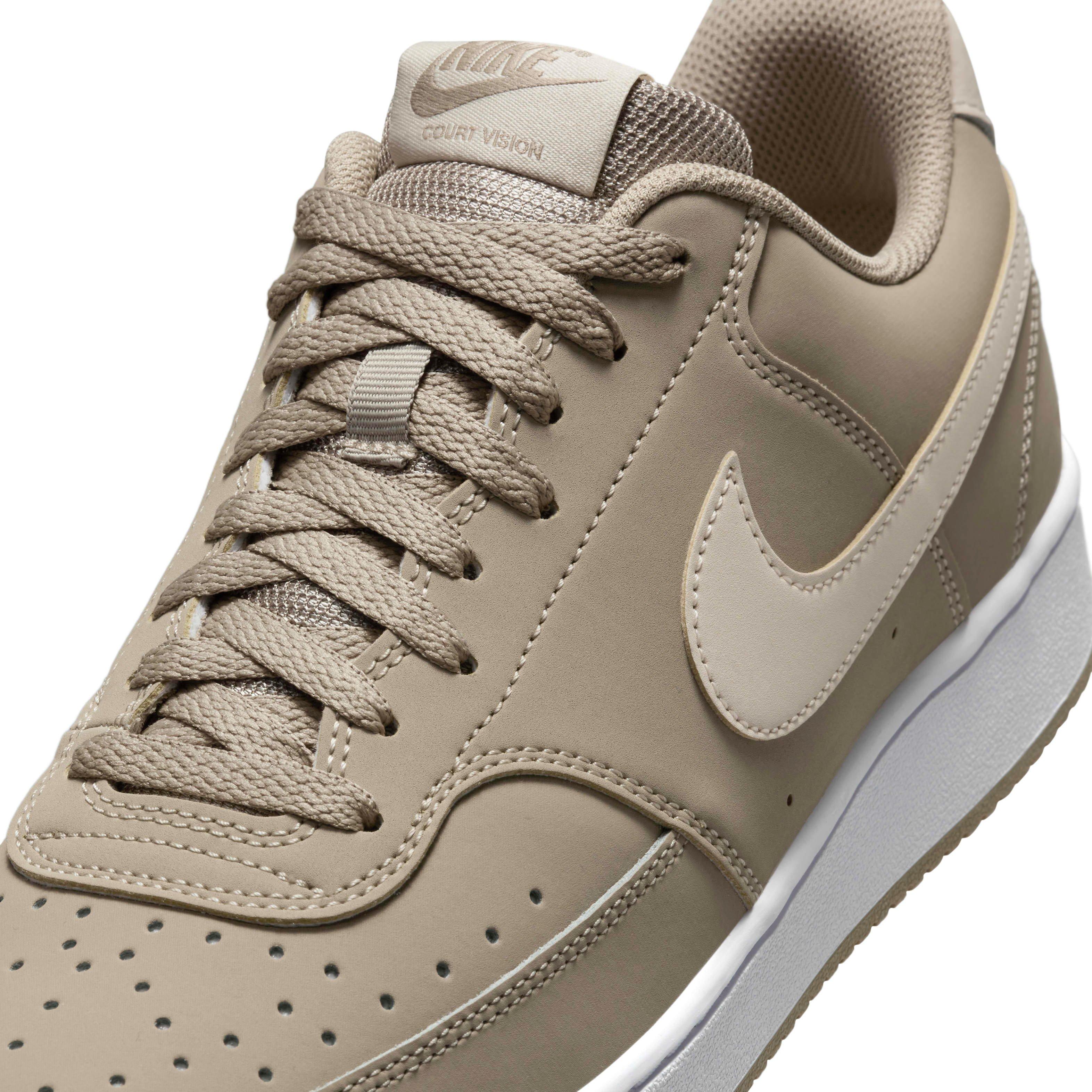 Nike Court Vision Low Next Nature "Khaki/White/Sanddrift" Men's Shoe - KHAKI/WHITE/SANDDRIFT Thumbnail View 7