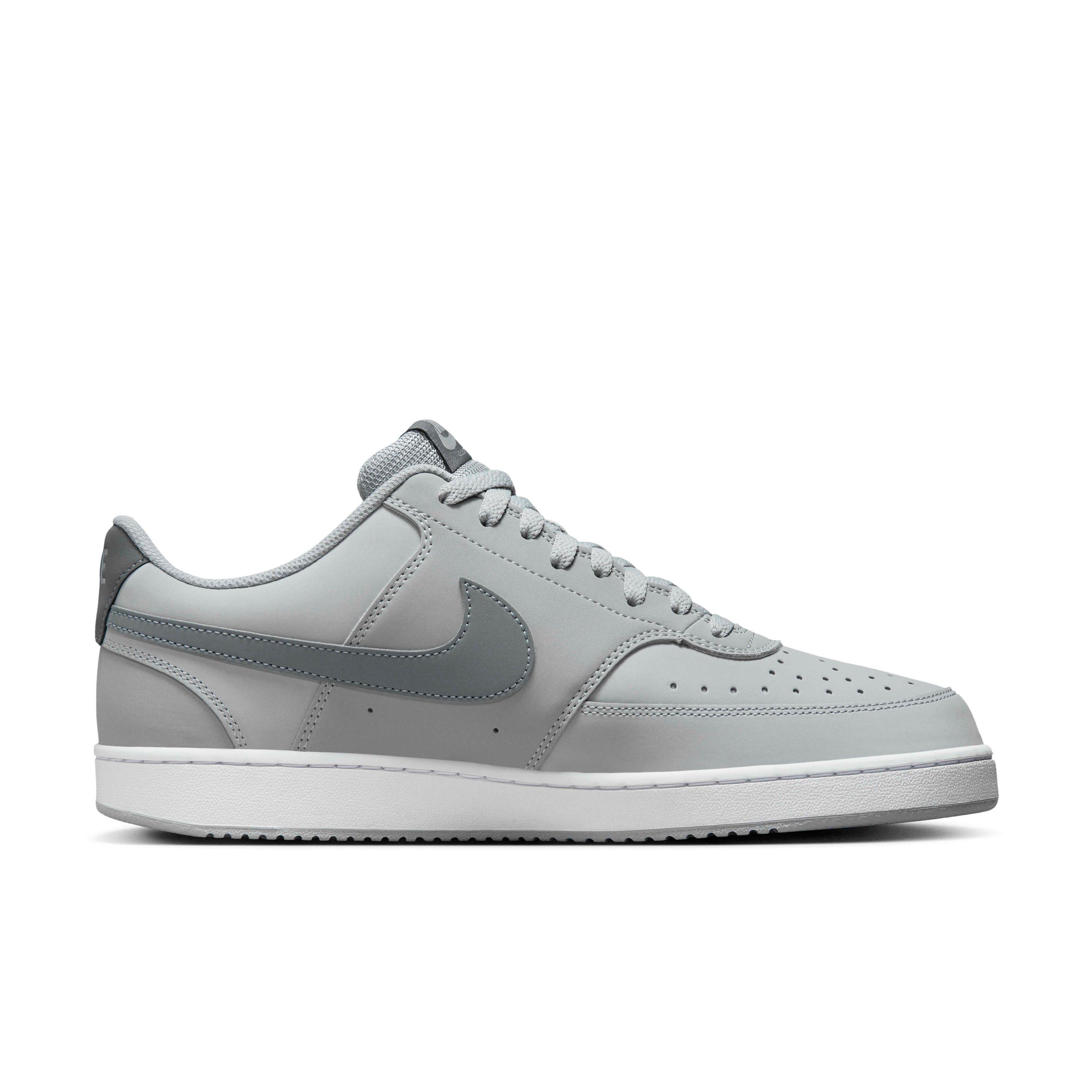 Nike Court Vision Low Next Nature "Light Smoke Grey/White/Smoke Grey" Men's Shoe - LT GREY/WHITE/GREY Thumbnail View 1