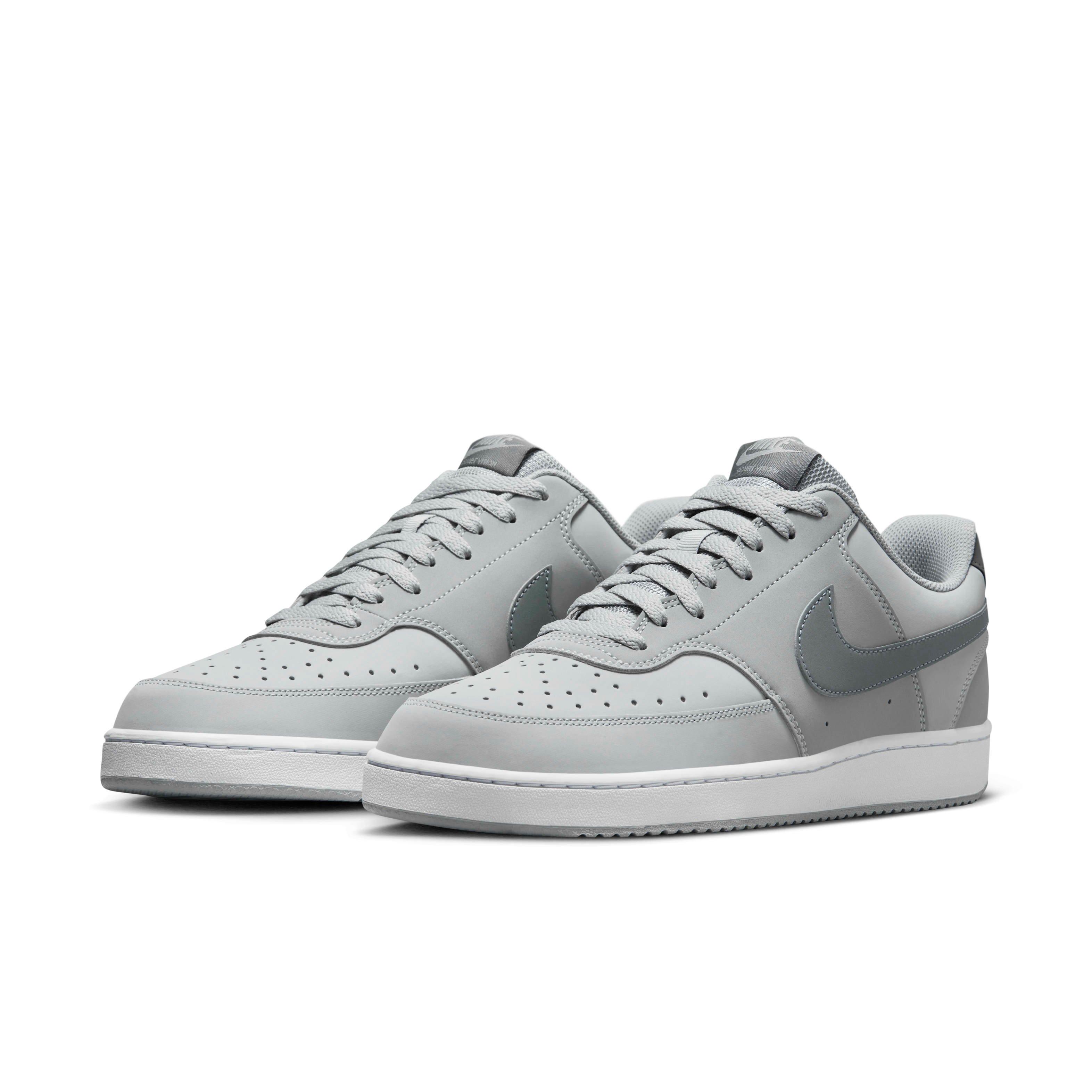 Nike Court Vision Low Next Nature Men's "Light Smoke Grey/White/Smoke Grey" Shoe