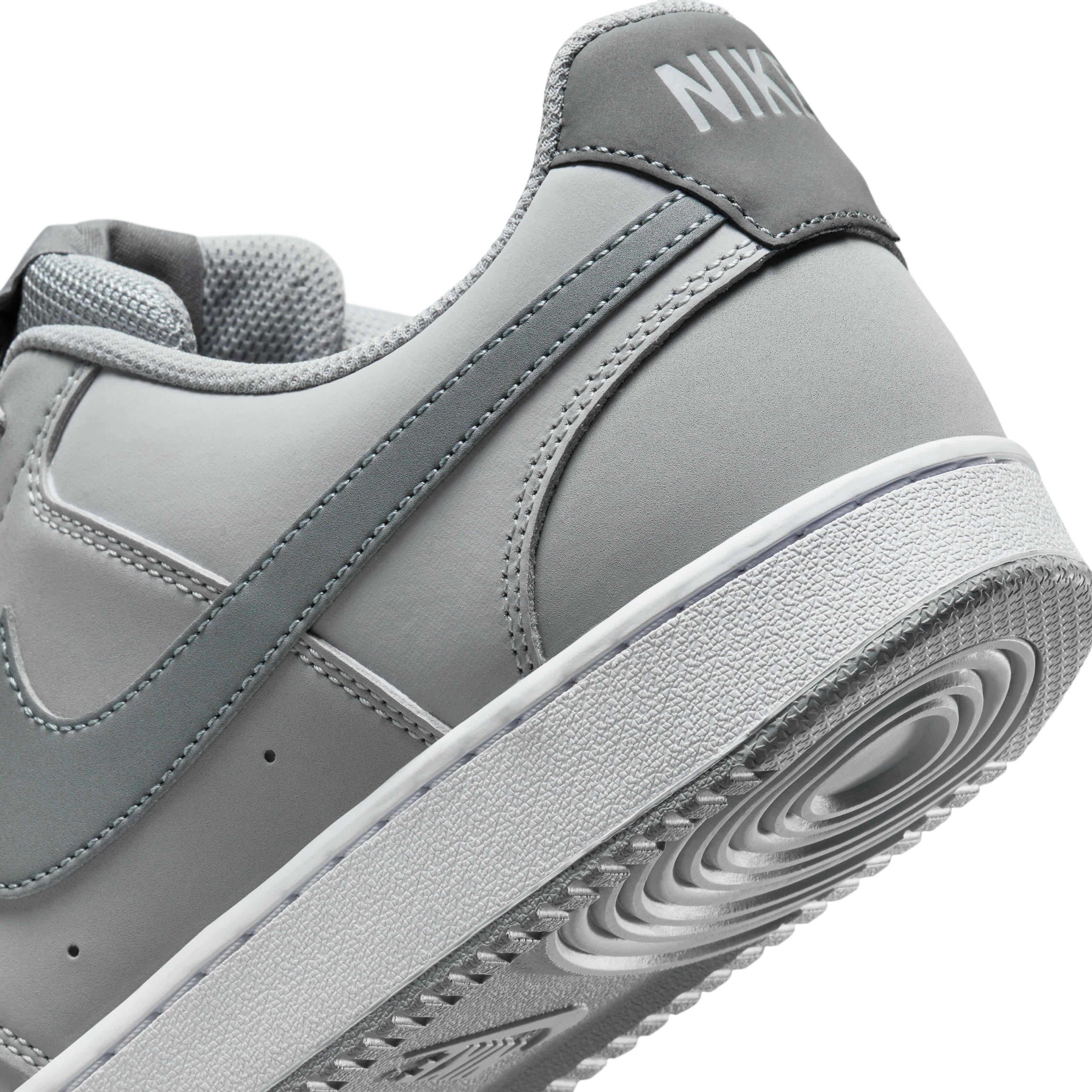 Nike Court Vision Low Next Nature "Light Smoke Grey/White/Smoke Grey" Men's Shoe - LT GREY/WHITE/GREY Thumbnail View 8