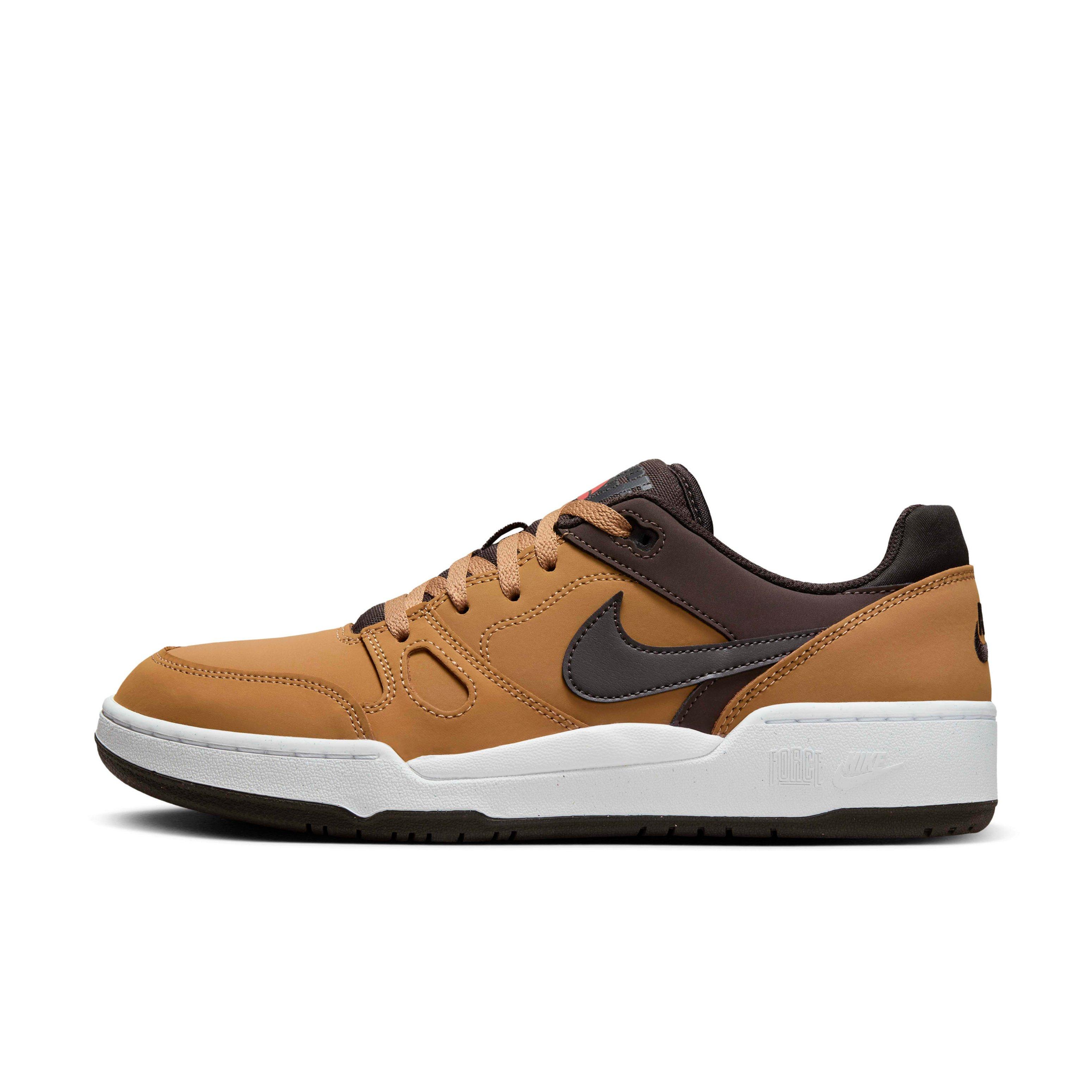 Nike Full Force Low "Flax/Baroque Brown/White/Velvet Brown" Men's Shoe - FLAX/BROWN/WHITE/BROWN Thumbnail View 2