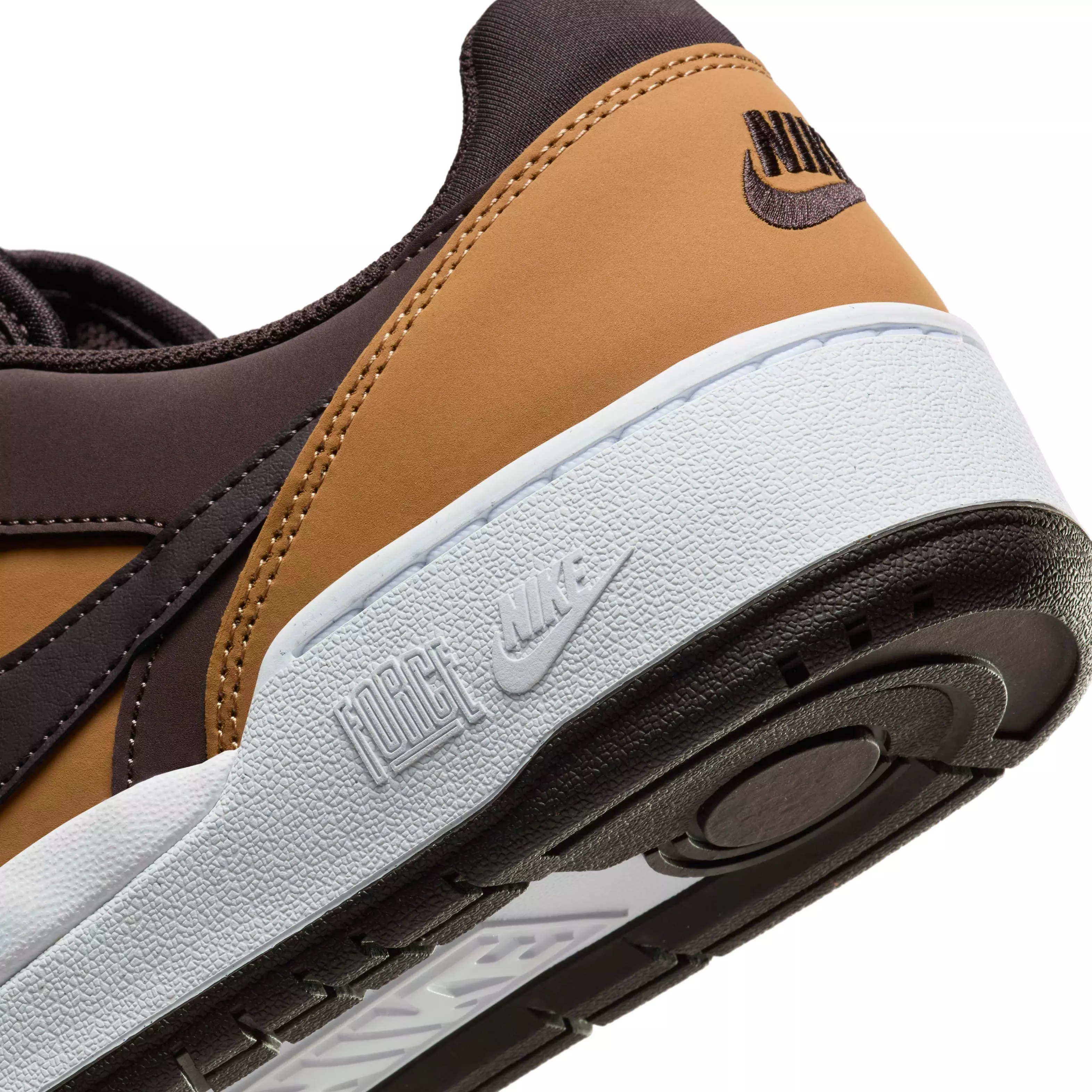 Nike Full Force Low "Flax/Baroque Brown/White/Velvet Brown" Men's Shoe - FLAX/BROWN/WHITE/BROWN
