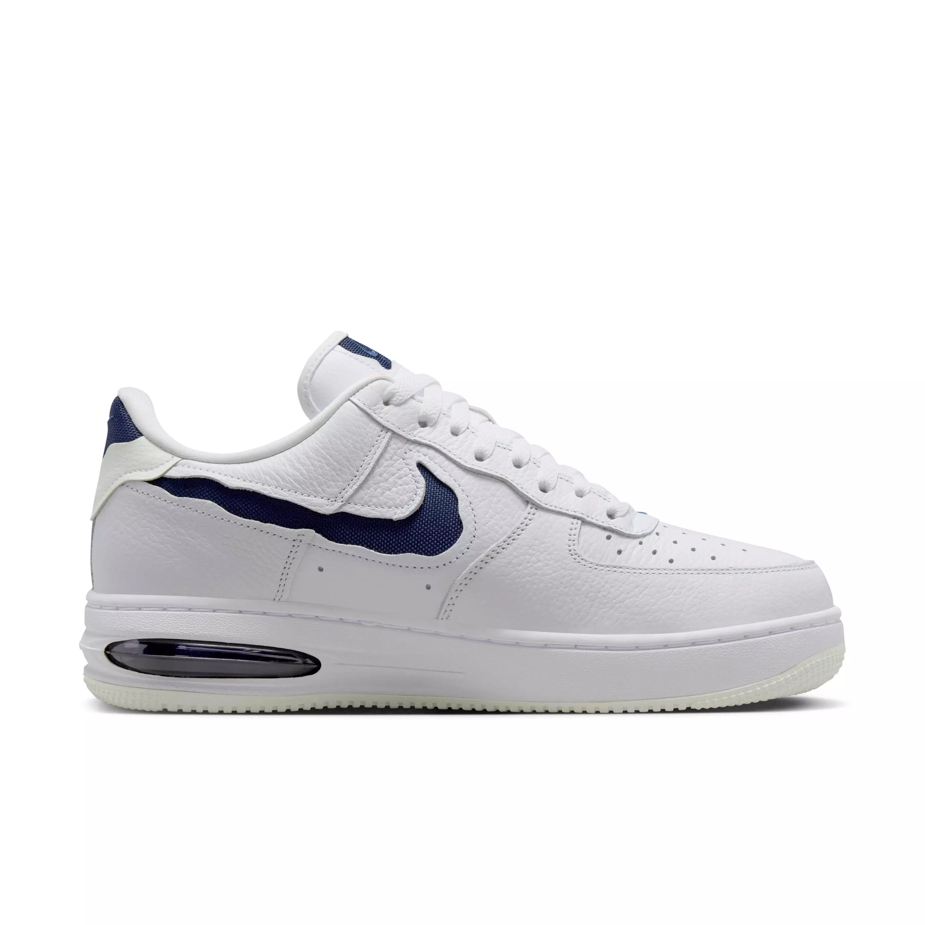 Nike Air Force 1 Low EVO "White/Summit White/Midnight Navy" Men's Shoe - WHITE/WHITE/NAVY