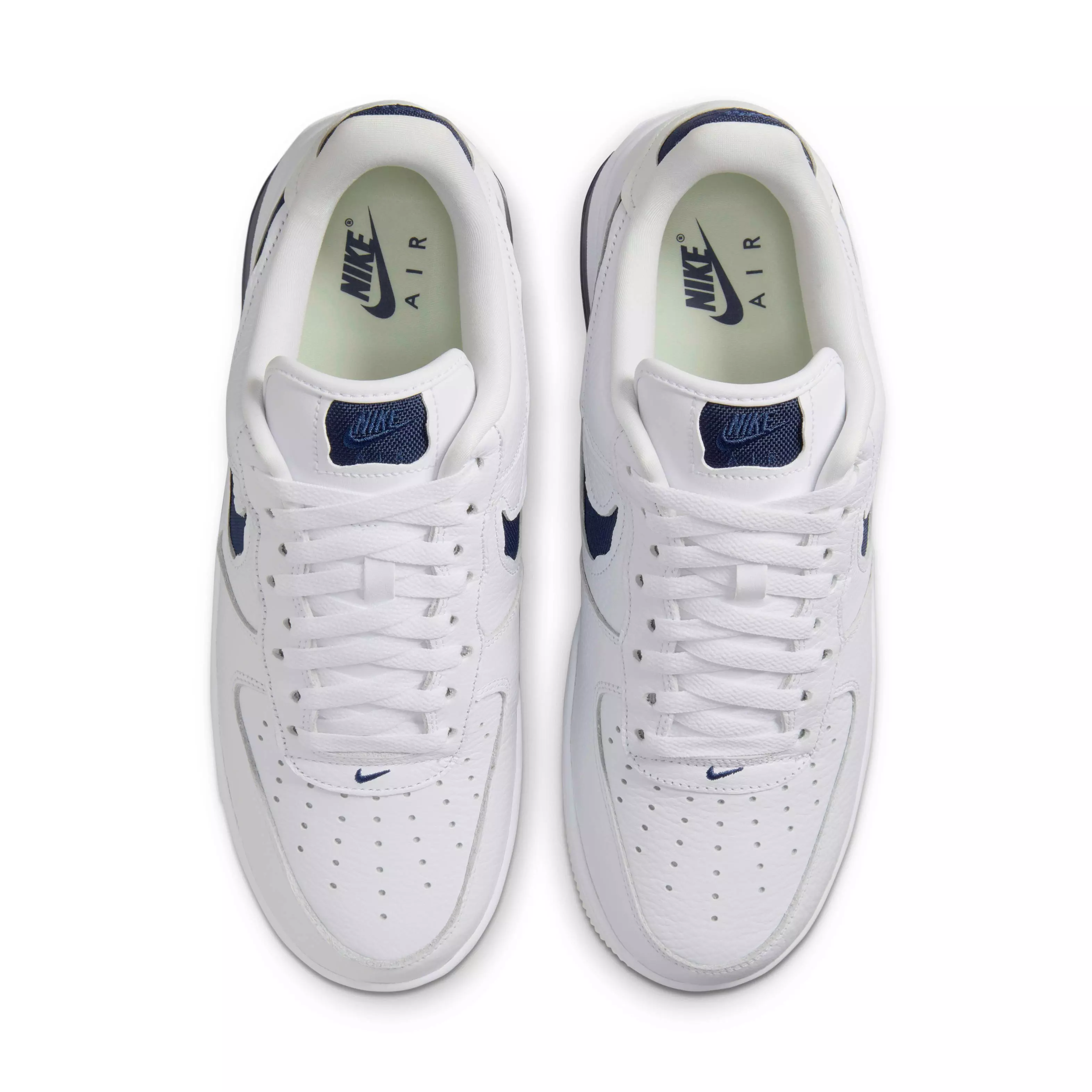 Nike Air Force 1 Low EVO "White/Summit White/Midnight Navy" Men's Shoe - WHITE/WHITE/NAVY