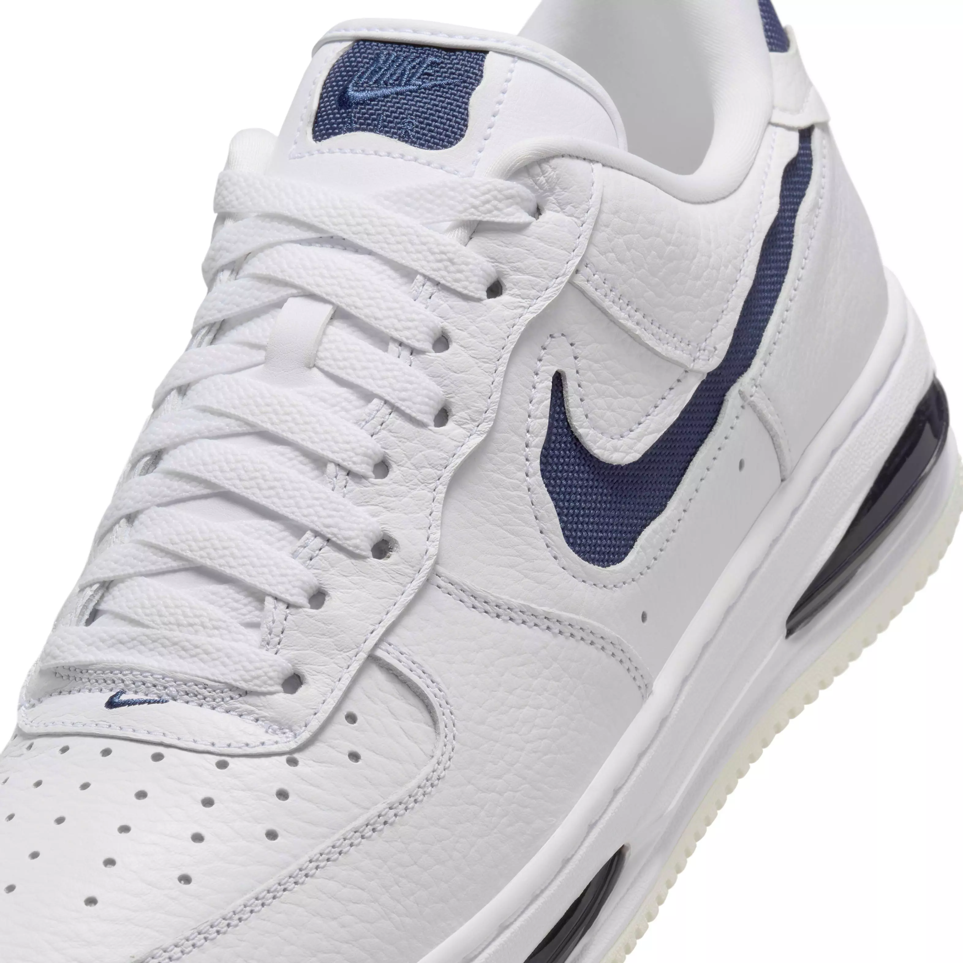 Nike Air Force 1 Low EVO "White/Summit White/Midnight Navy" Men's Shoe - WHITE/WHITE/NAVY