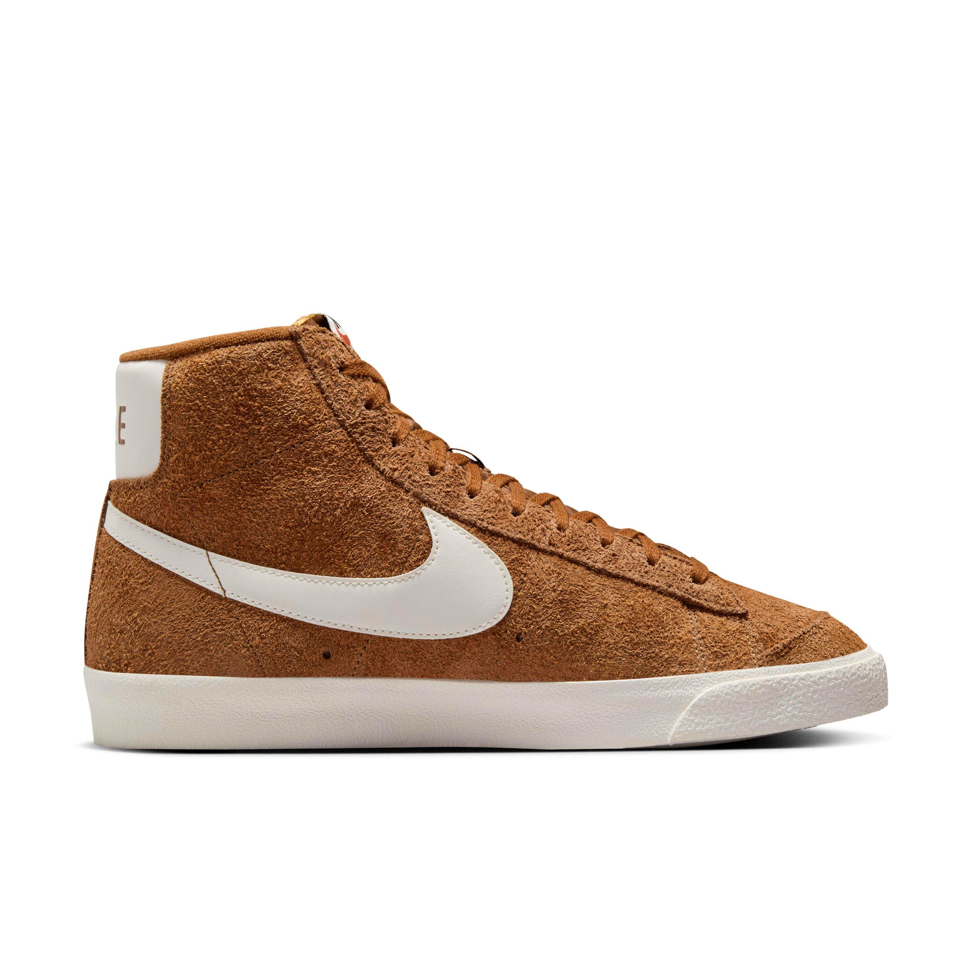 Nike Blazer Mid '77 Vintage "Light British Tan/Hyper Crimson/Sail" Men's Shoe - LT TAN/CRIMSON/SAIL Thumbnail View 1