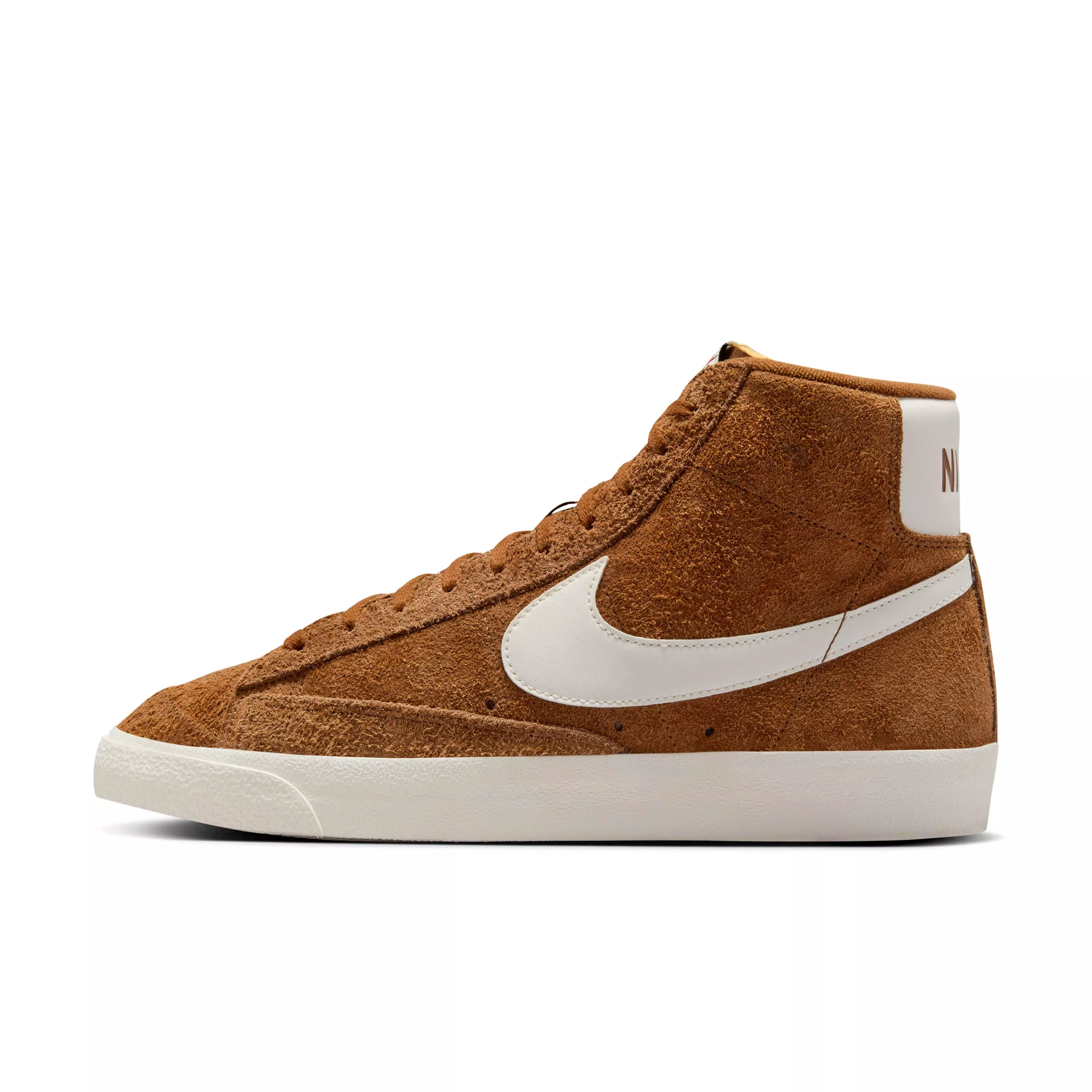 Nike Blazer Mid '77 Vintage "Light British Tan/Hyper Crimson/Sail" Men's Shoe - LT TAN/CRIMSON/SAIL