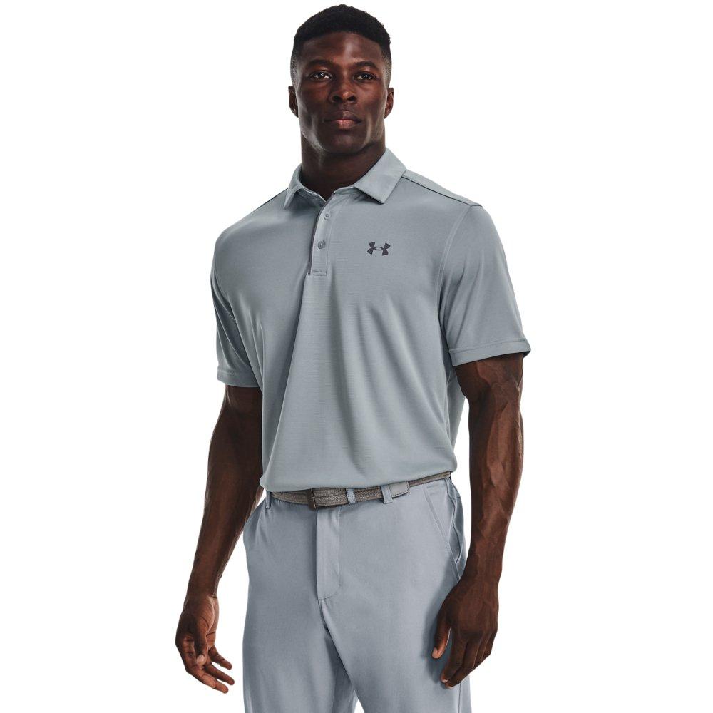 Under Armour Men's Tech Polo Shirt - GREY Thumbnail View 1