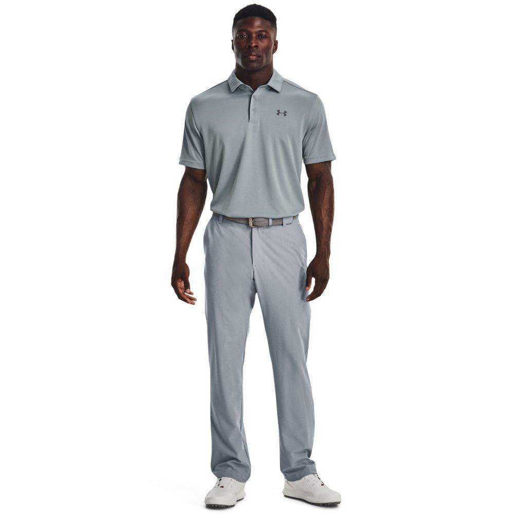 Under Armour Men's Tech Polo Shirt - GREY Thumbnail View 3
