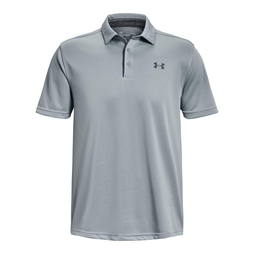 Under Armour Men's Tech Polo Shirt - GREY Thumbnail View 4