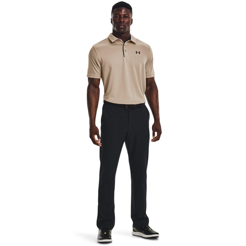 Under Armour Men's Tech Polo Shirt - BEIGE Thumbnail View 2