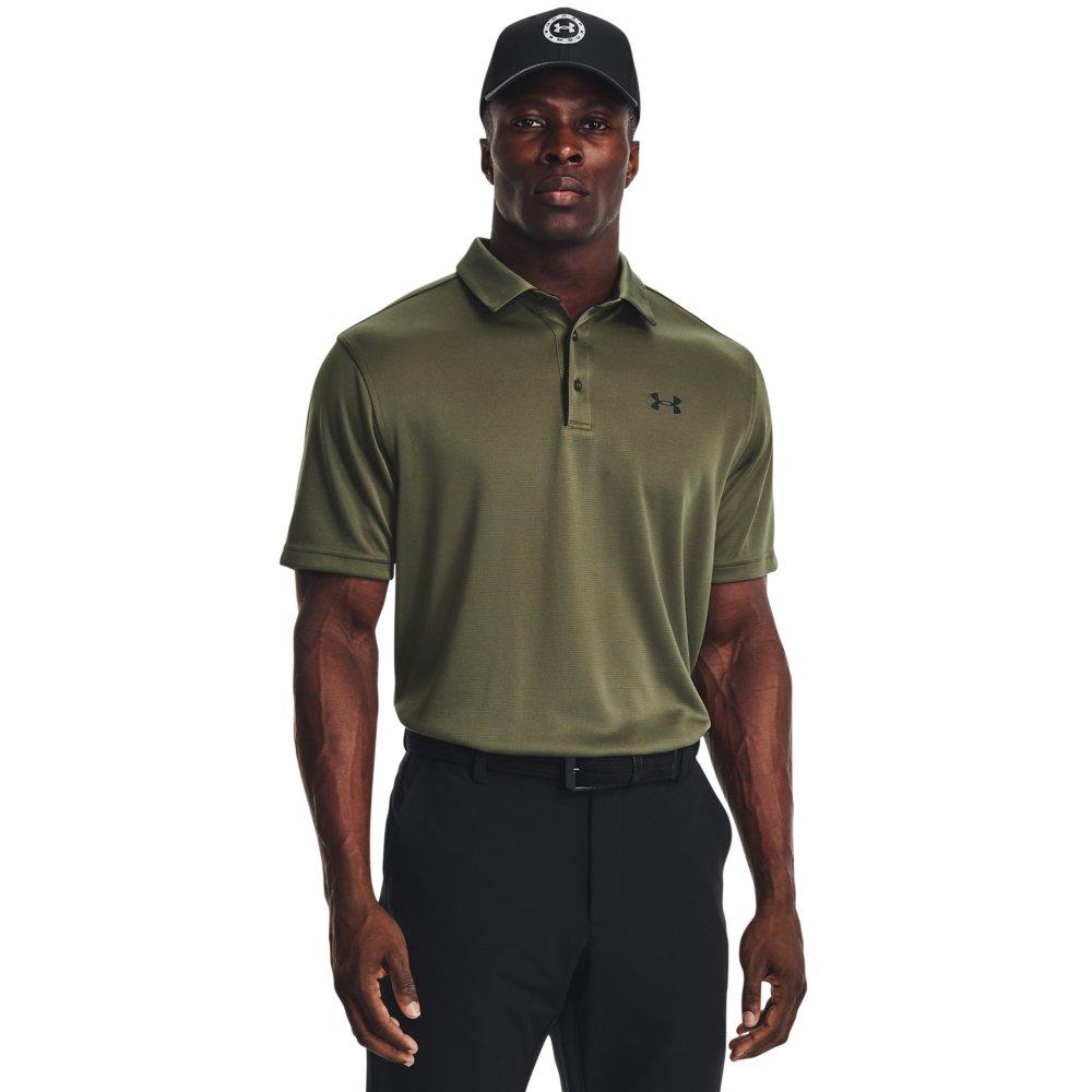 Under Armour Men's Tech Polo Shirt - DK GREEN Thumbnail View 1
