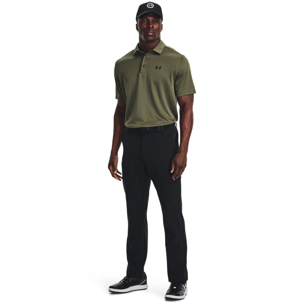 Under Armour Men's Tech Polo Shirt - DK GREEN Thumbnail View 3