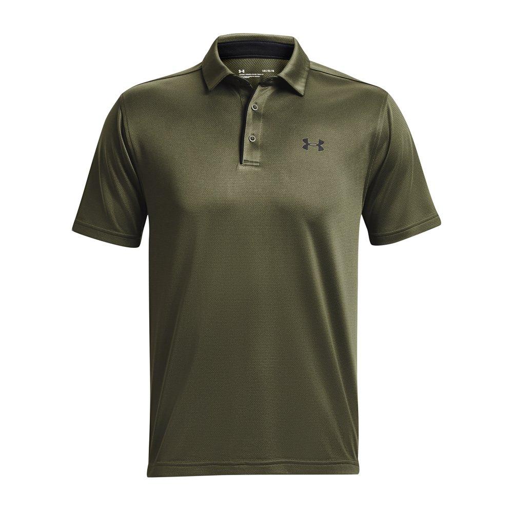 Under Armour Men's Tech Polo Shirt - DK GREEN Thumbnail View 4