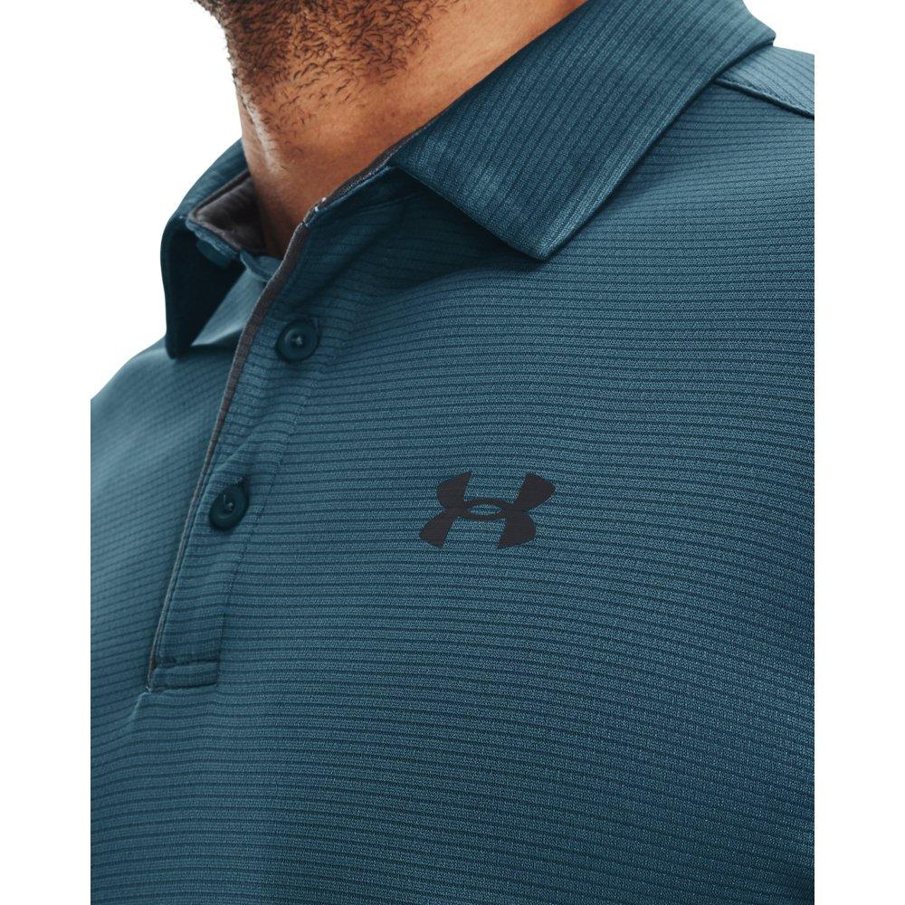 Under Armour Men's Tech Polo Shirt - BLUE/GREY Thumbnail View 4