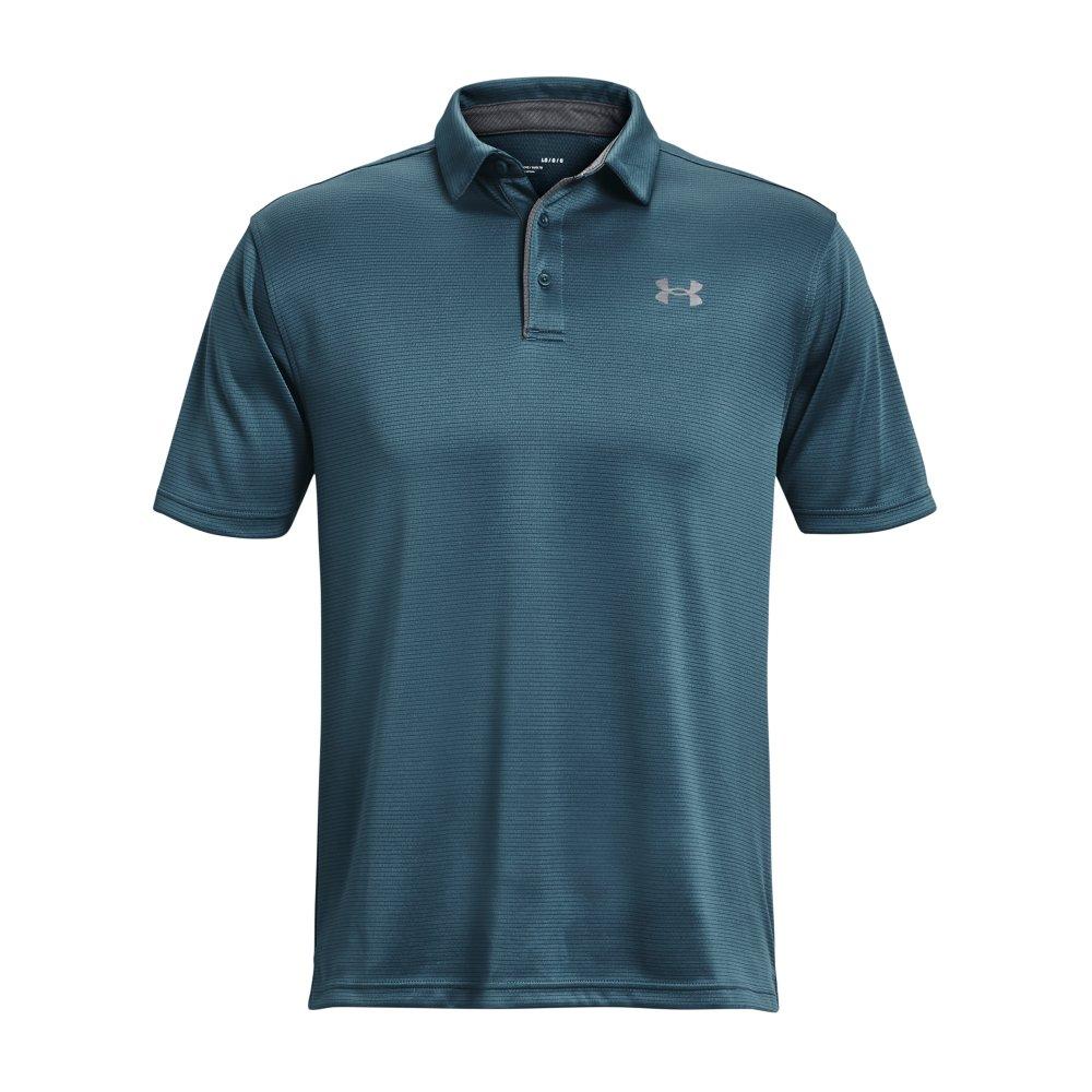 Under Armour Men's Tech Polo Shirt - BLUE/GREY Thumbnail View 5
