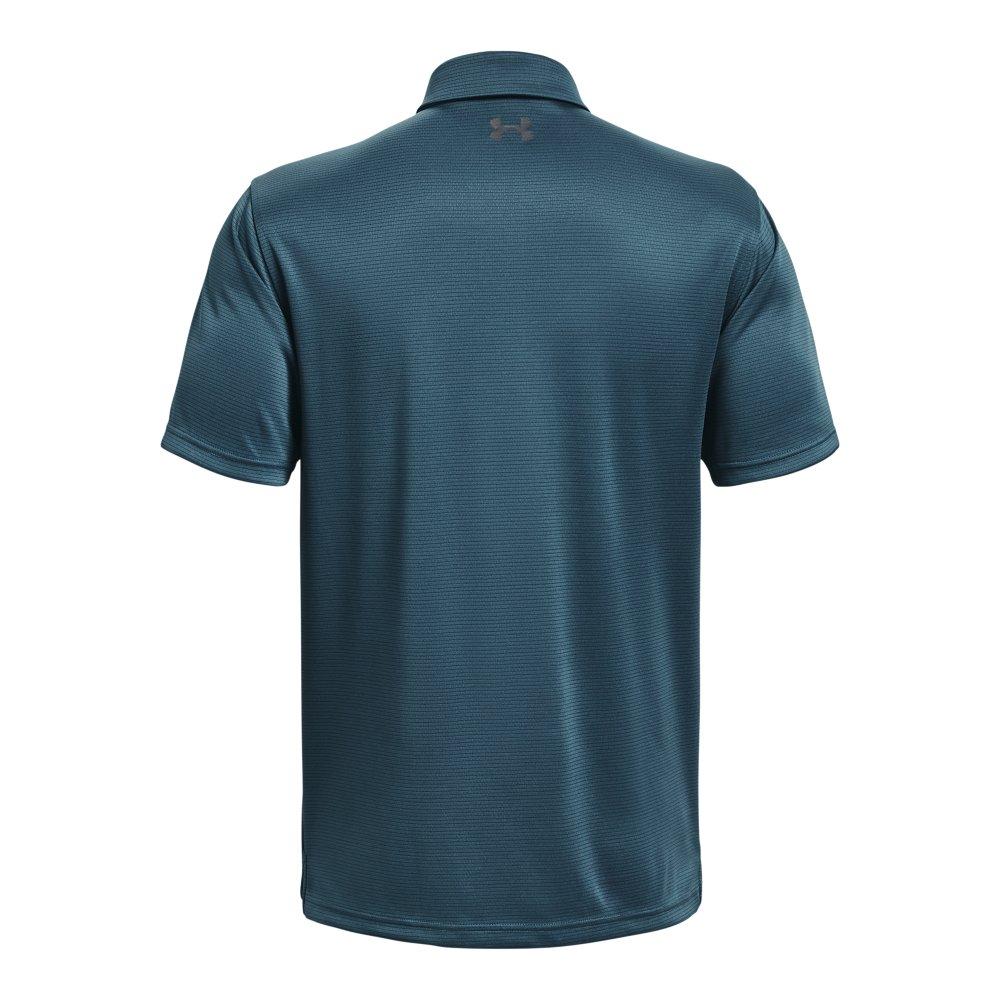 Under Armour Men's Tech Polo Shirt - BLUE/GREY Thumbnail View 6