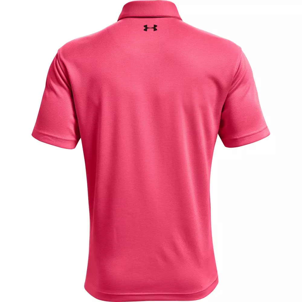 Under Armour Men's Tech Polo Shirt - PINK/GREY