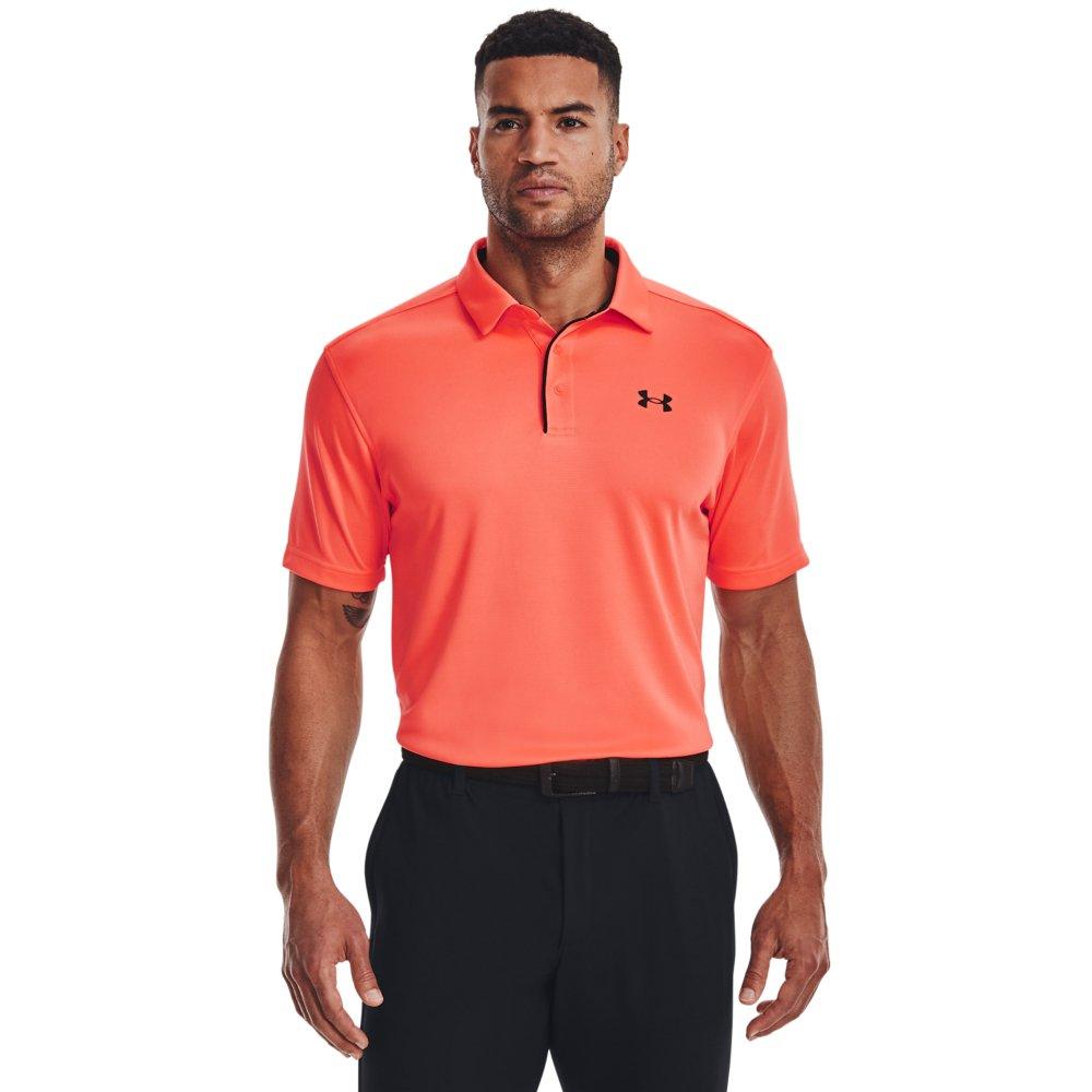 Under Armour Men's Tech Polo Shirt - PEACH Thumbnail View 1