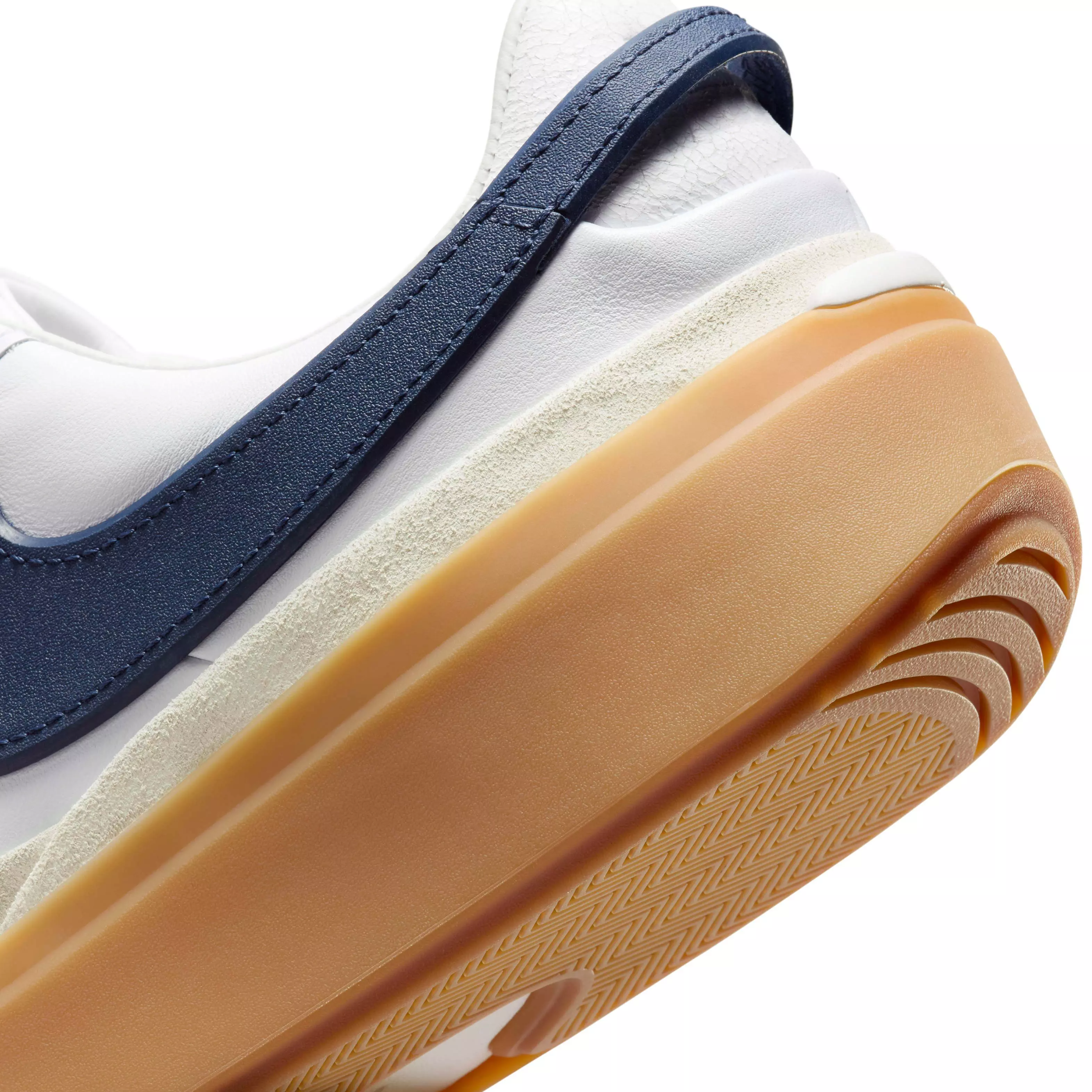 Nike Blazer Phantom Low "White/Summit White/Gum Yellow/Midnight Navy" Men's Shoe - WHITE/WHITE/YELLOW/NAVY