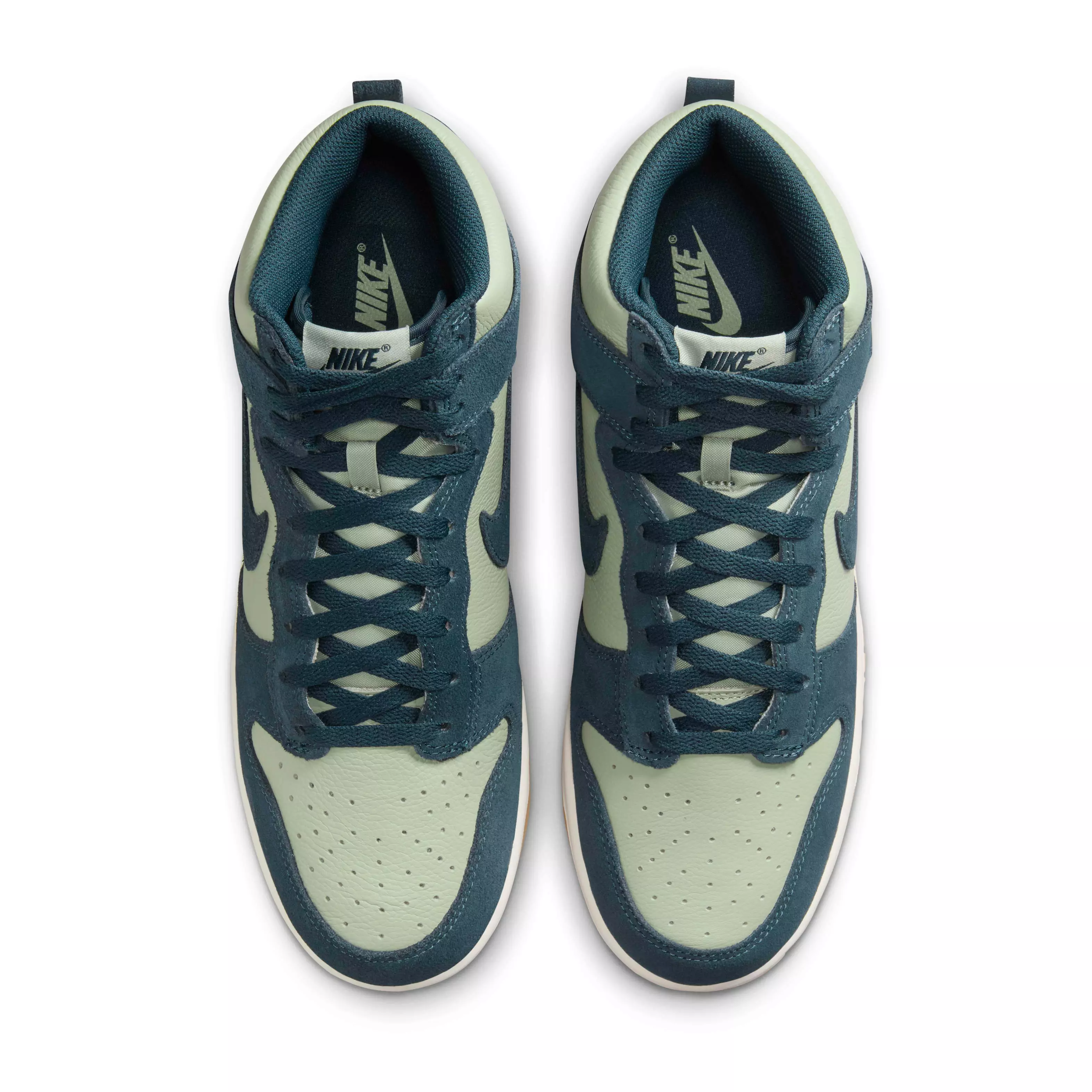 Nike Dunk High "Jade Horizon/Phantom/Gum Yellow/Armory Navy" Men's Shoe - JADE/PHANTOM/YELLOW/NAVY