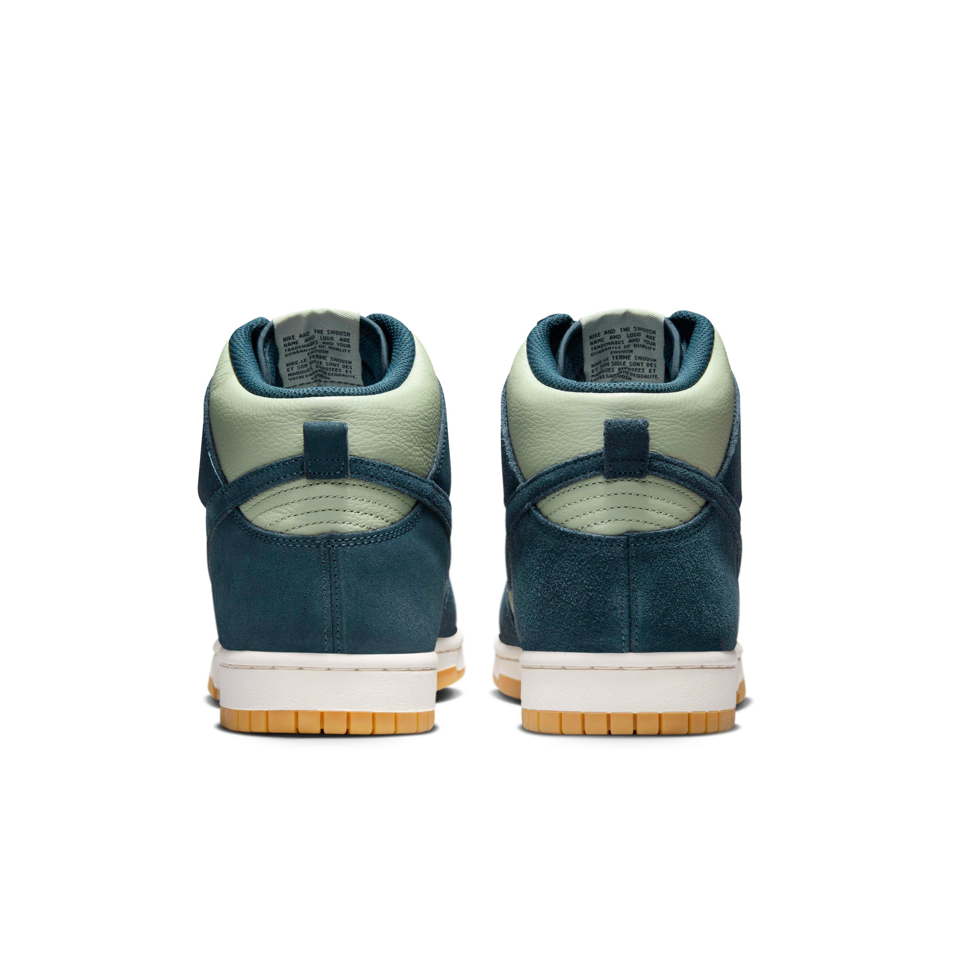 Nike Dunk High "Jade Horizon/Phantom/Gum Yellow/Armory Navy" Men's Shoe - JADE/PHANTOM/YELLOW/NAVY Thumbnail View 5