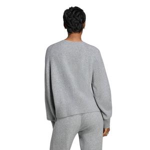 adidas Originals Women's Essentials Knit Long Sleeve V-Neck Sweater - Grey - GREY