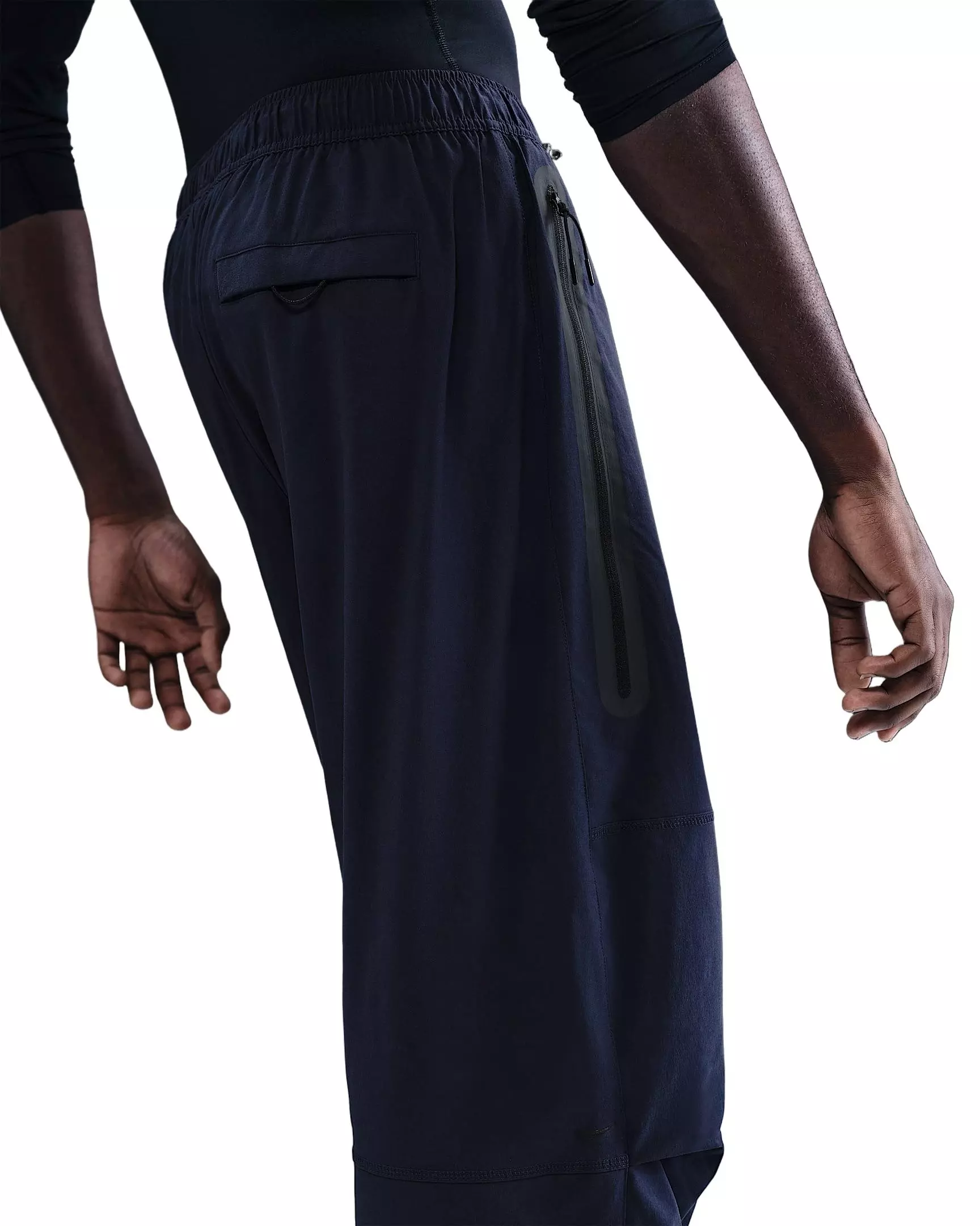 Nike Men's Tech Woven Oversized Pants - Obsidian - OBSIDIAN