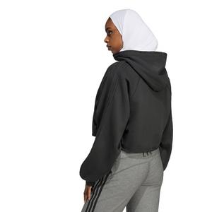 adidas Originals Women's Superstar Double Front Hooded Jacket - Black - BLACK
