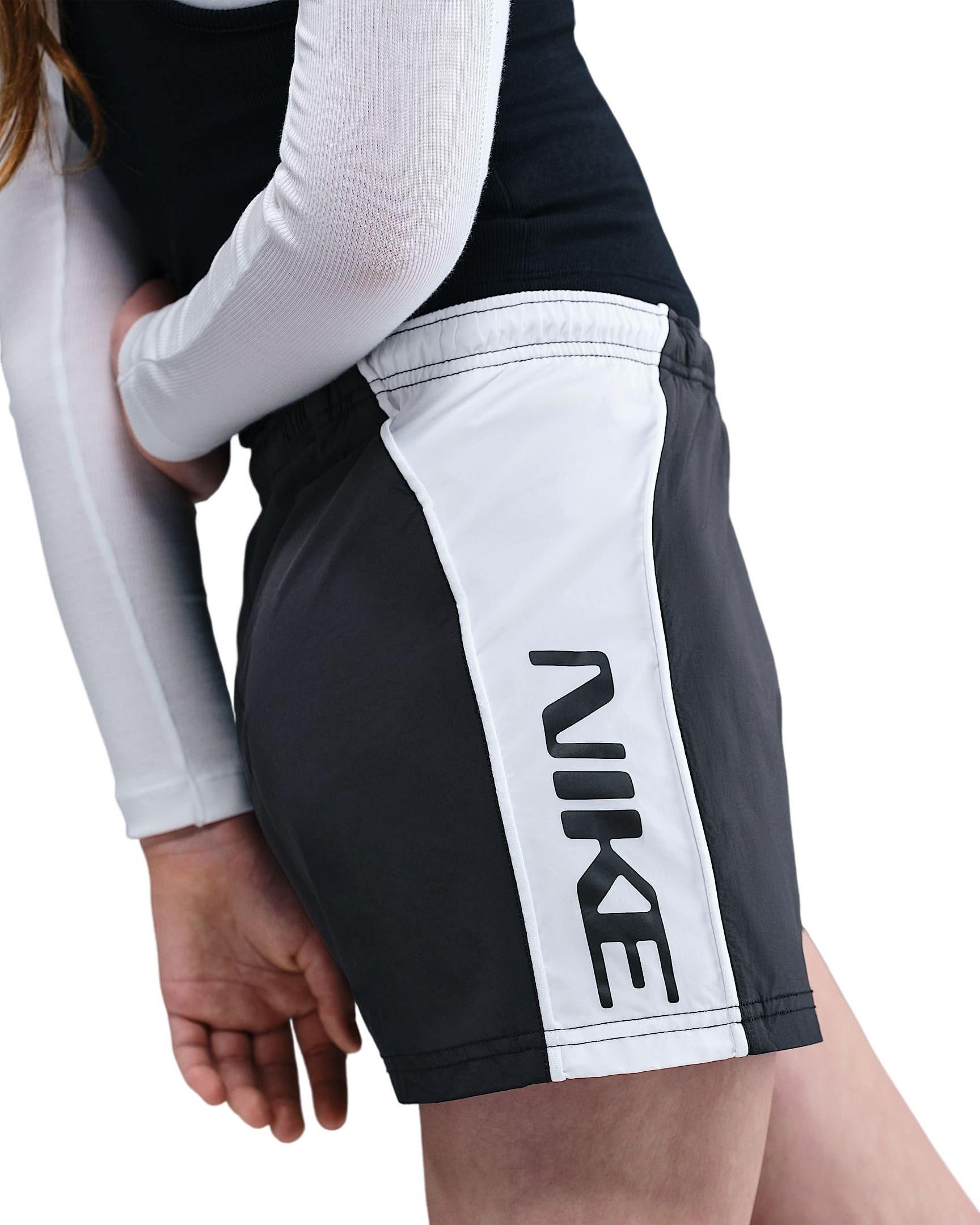 Nike Sportswear Big Girls' Black Woven Shorts