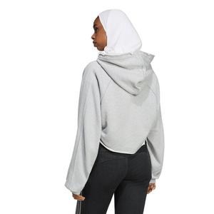 adidas Originals Women's Superstar Double Front Hooded Jacket - Dk Grey - DK GREY