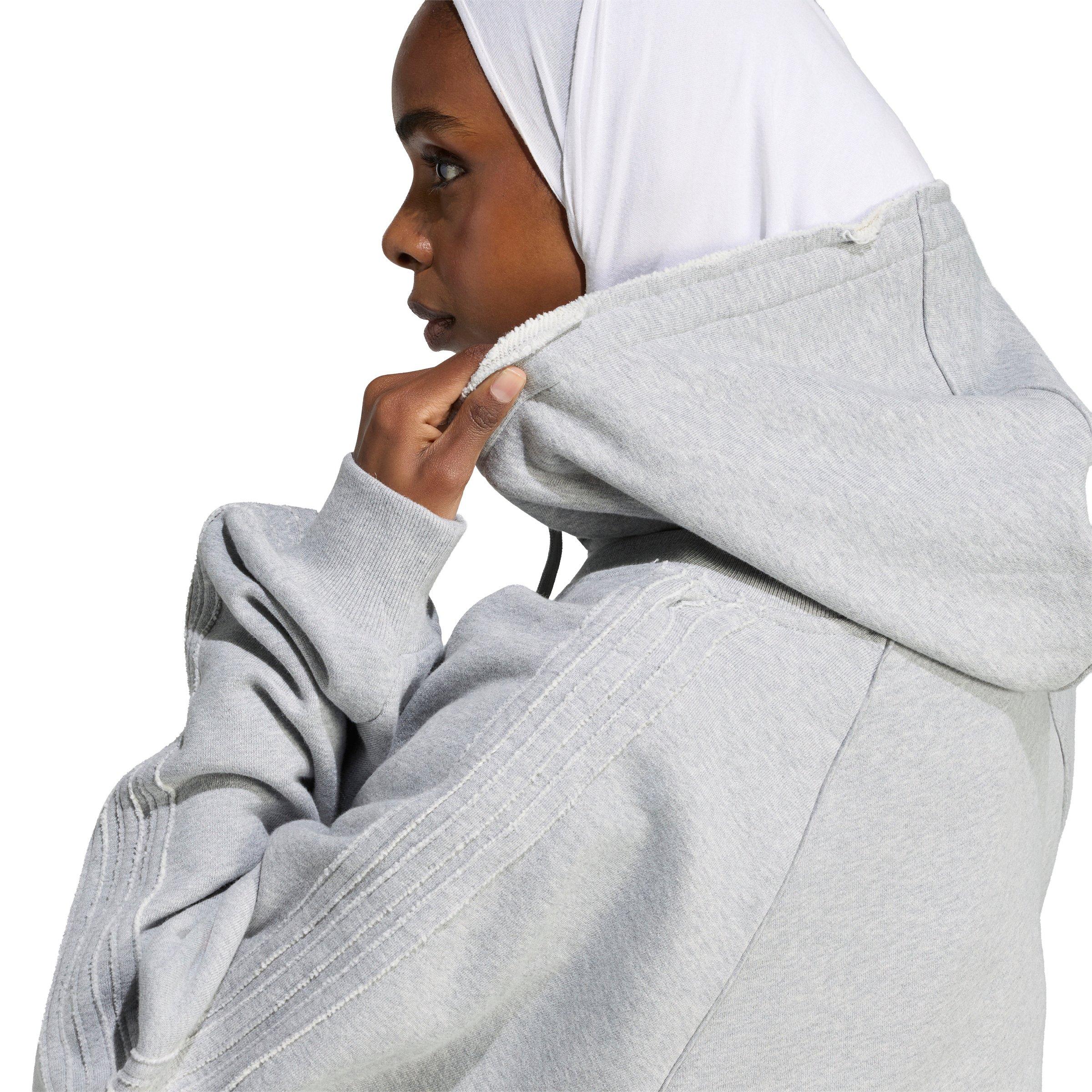 adidas Originals Women's Superstar Double Front Hooded Jacket - Dk Grey - DK GREY