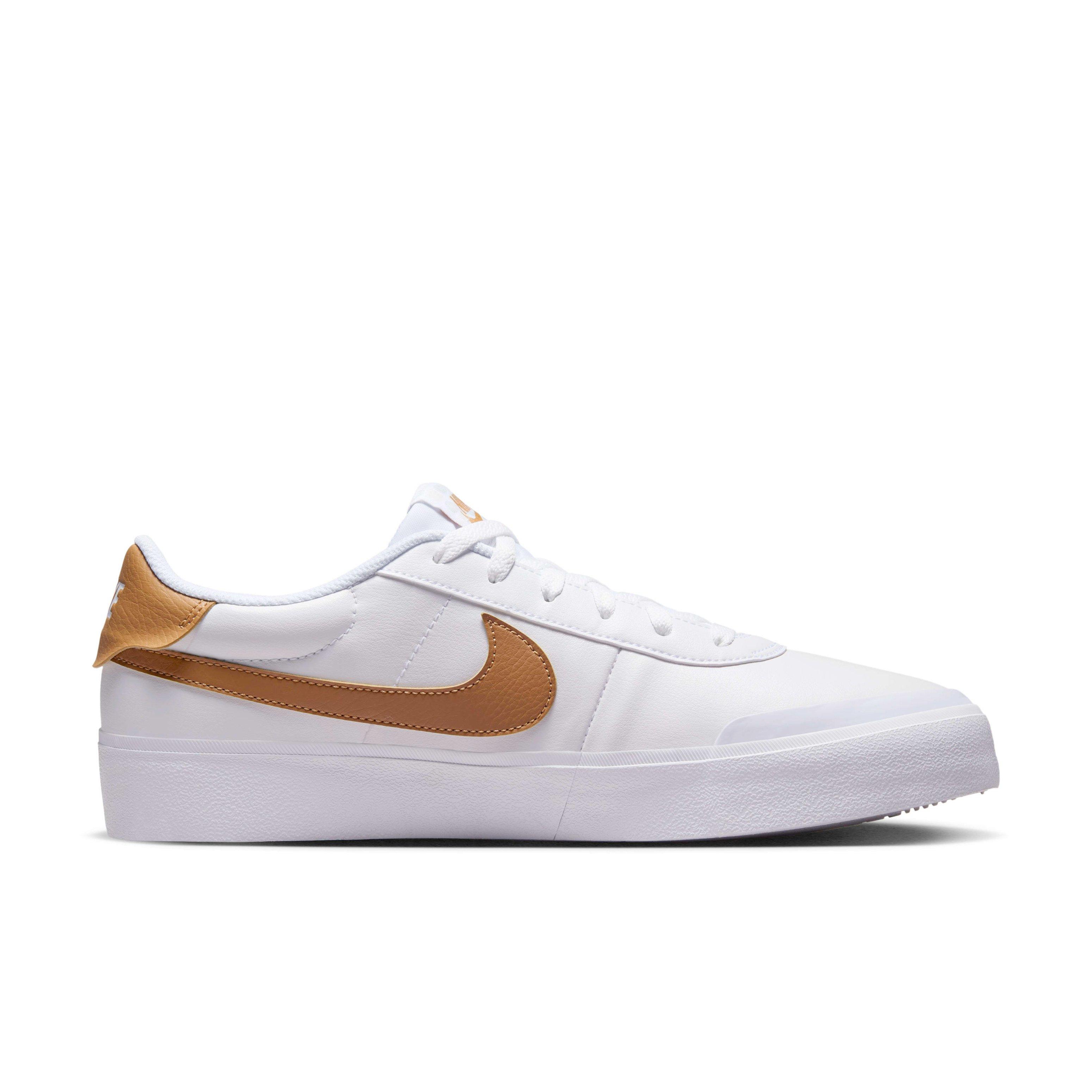 Nike Court Shot "White/Flax" Men's Shoe - WHITE/FLAX Thumbnail View 1