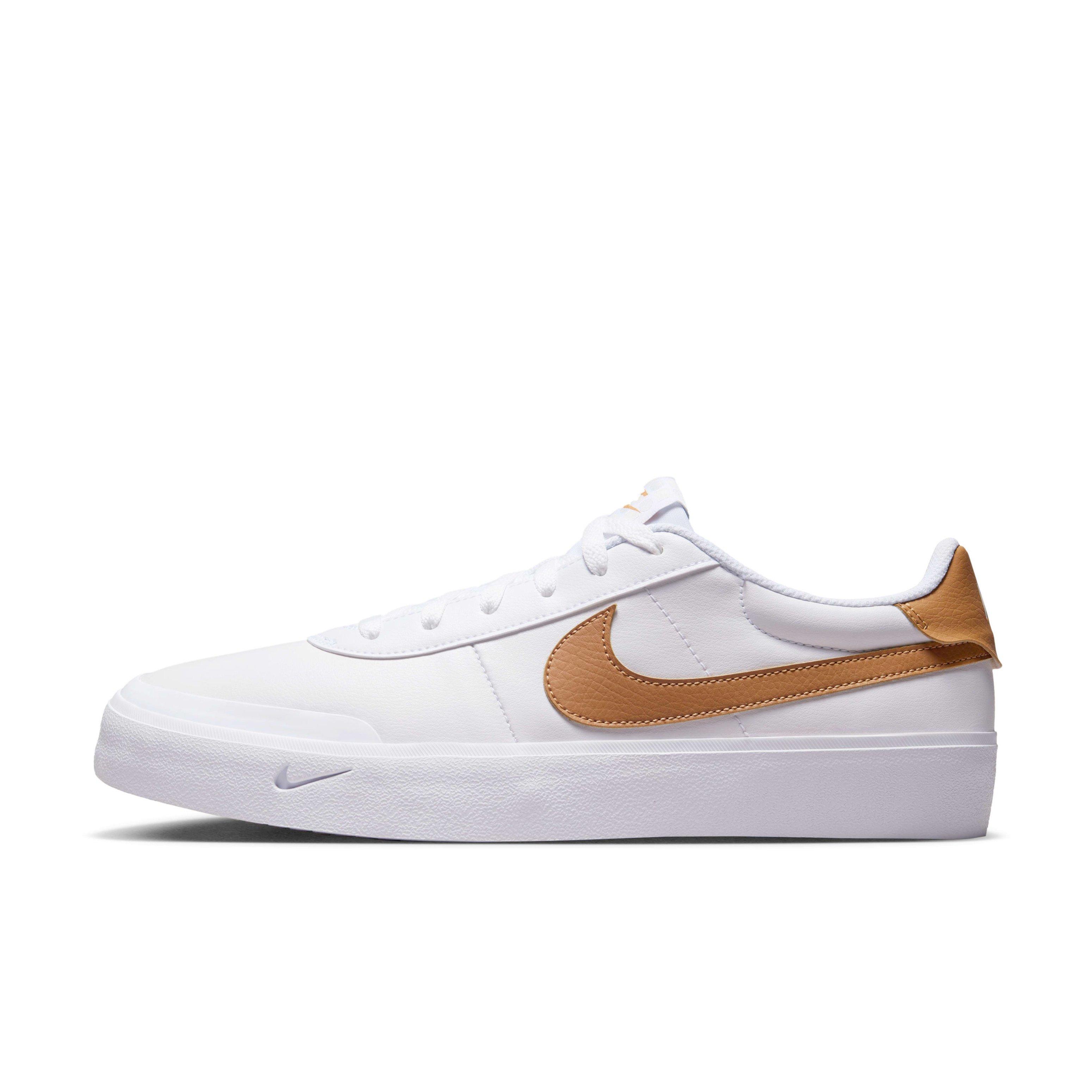 Nike Court Shot "White/Flax" Men's Shoe - WHITE/FLAX Thumbnail View 2