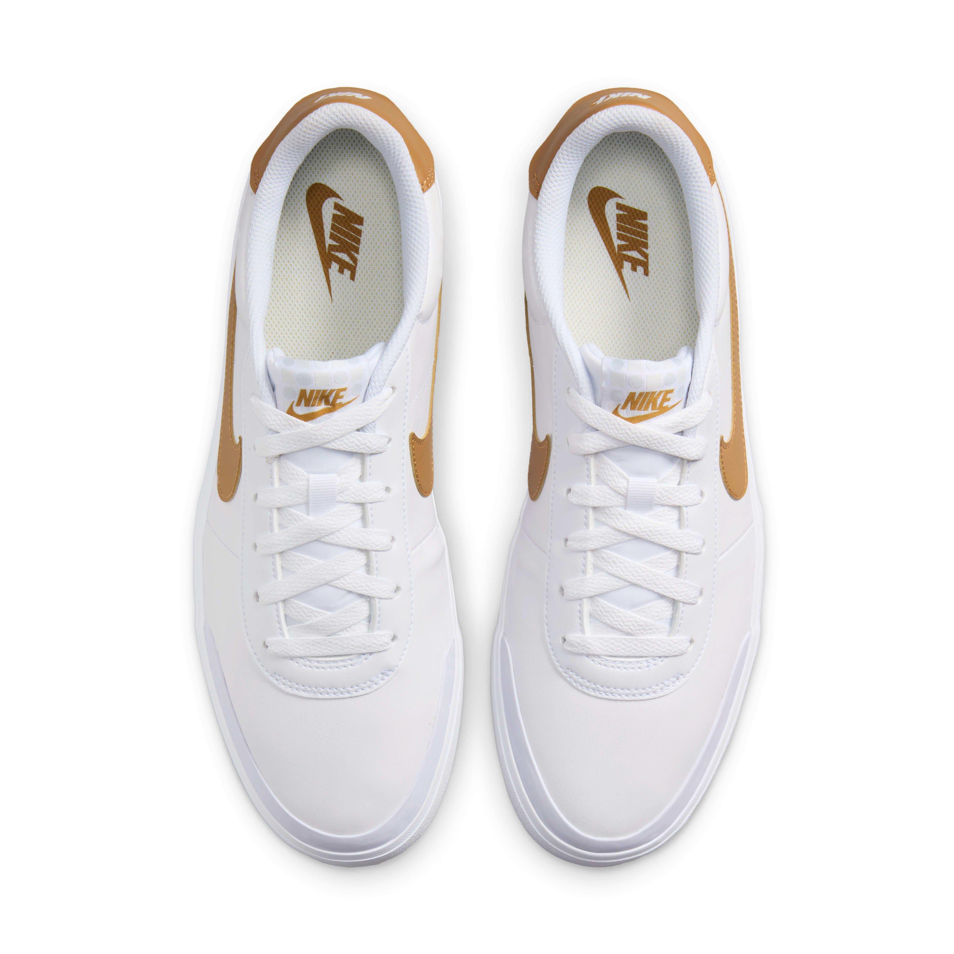 Nike Court Shot "White/Flax" Men's Shoe - WHITE/FLAX Thumbnail View 4