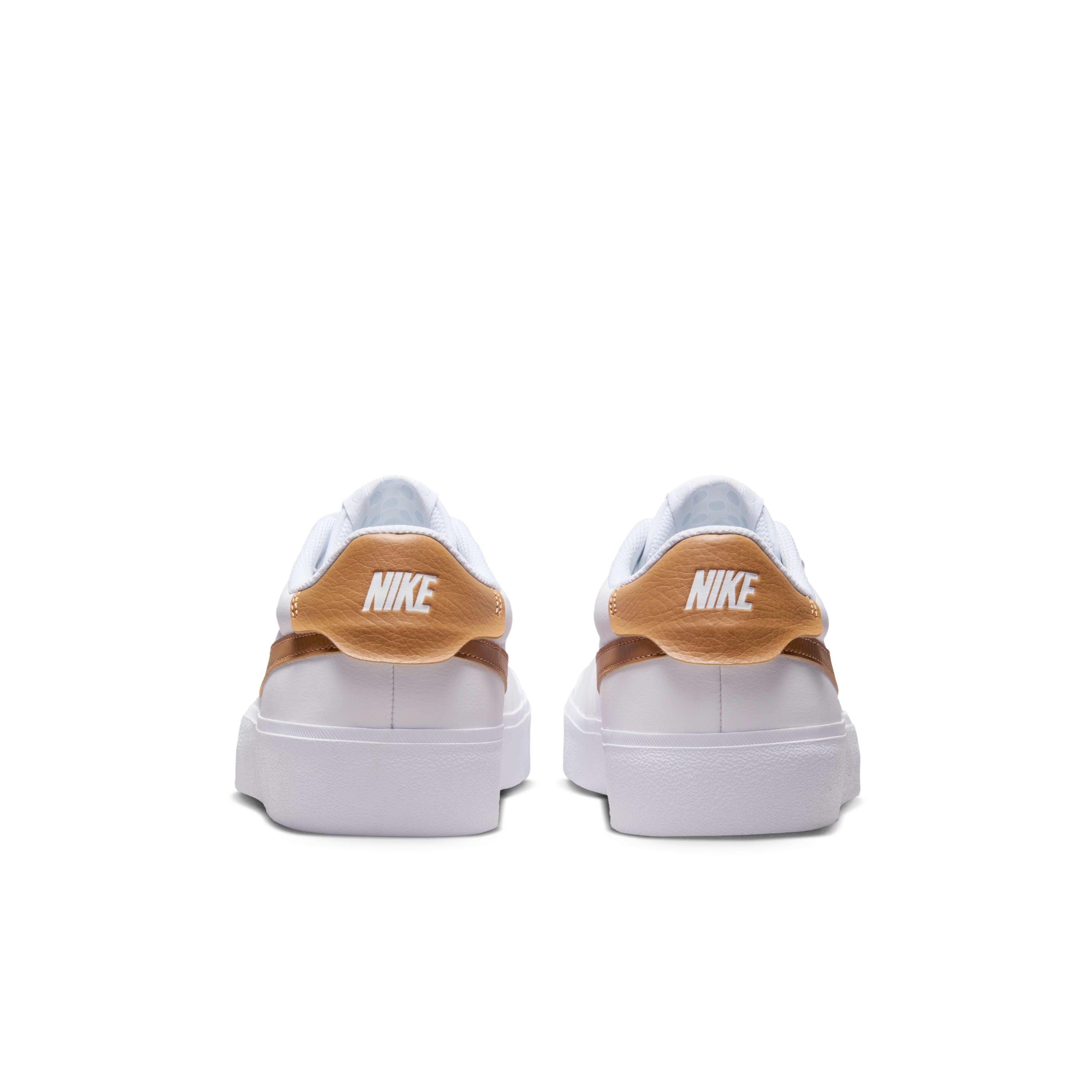 Nike Court Shot "White/Flax" Men's Shoe - WHITE/FLAX Thumbnail View 5