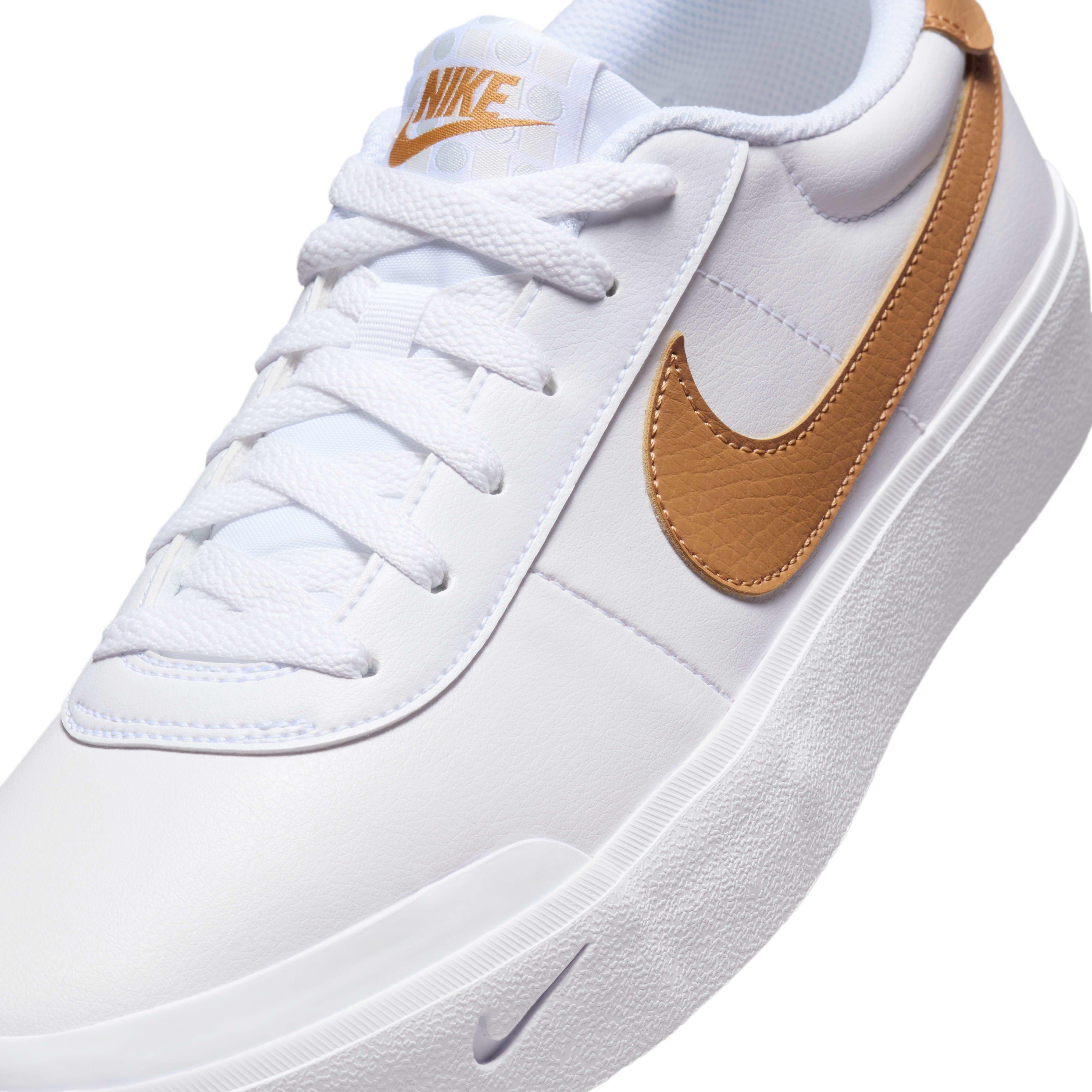 Nike Court Shot "White/Flax" Men's Shoe - WHITE/FLAX Thumbnail View 7