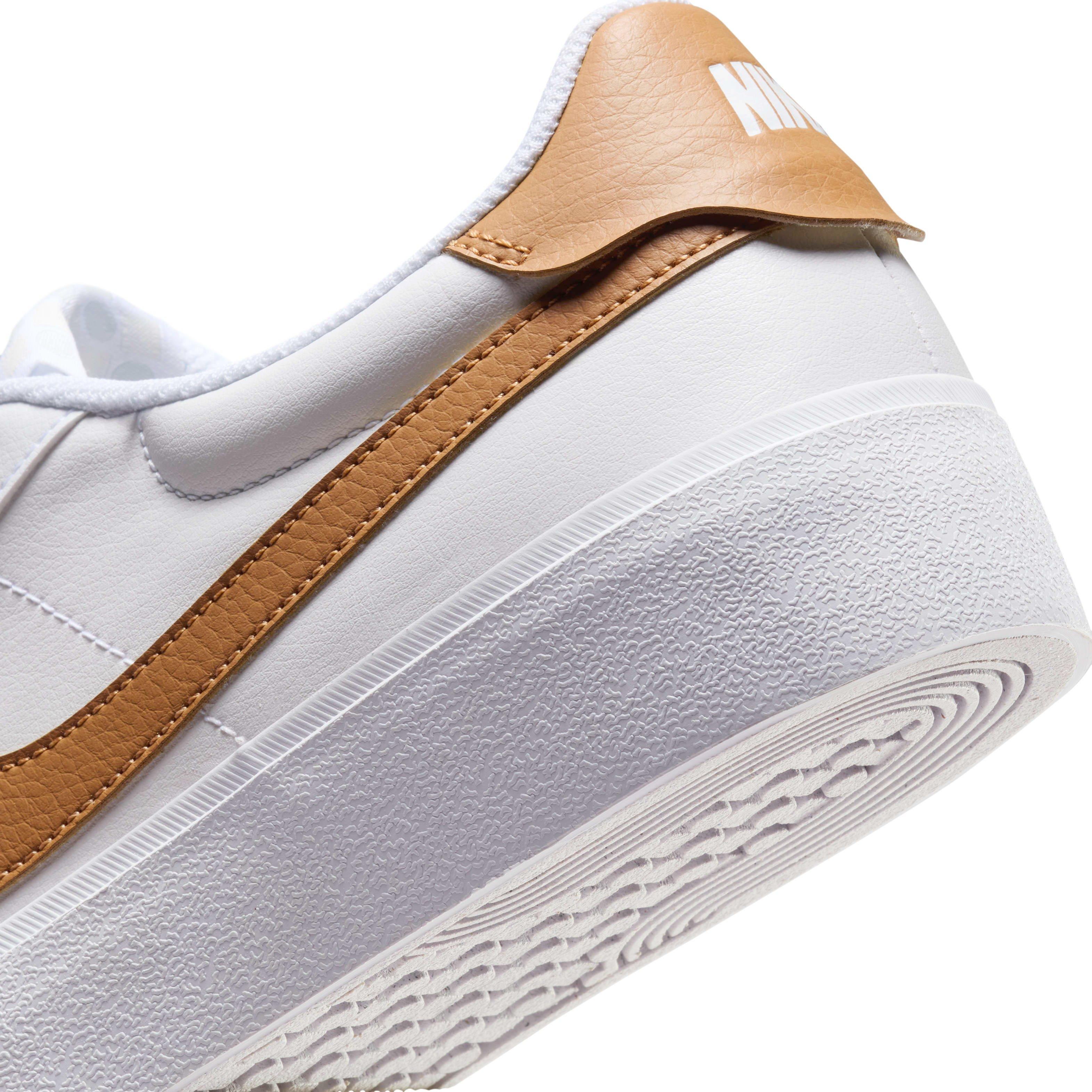 Nike Court Shot "White/Flax" Men's Shoe - WHITE/FLAX Thumbnail View 8