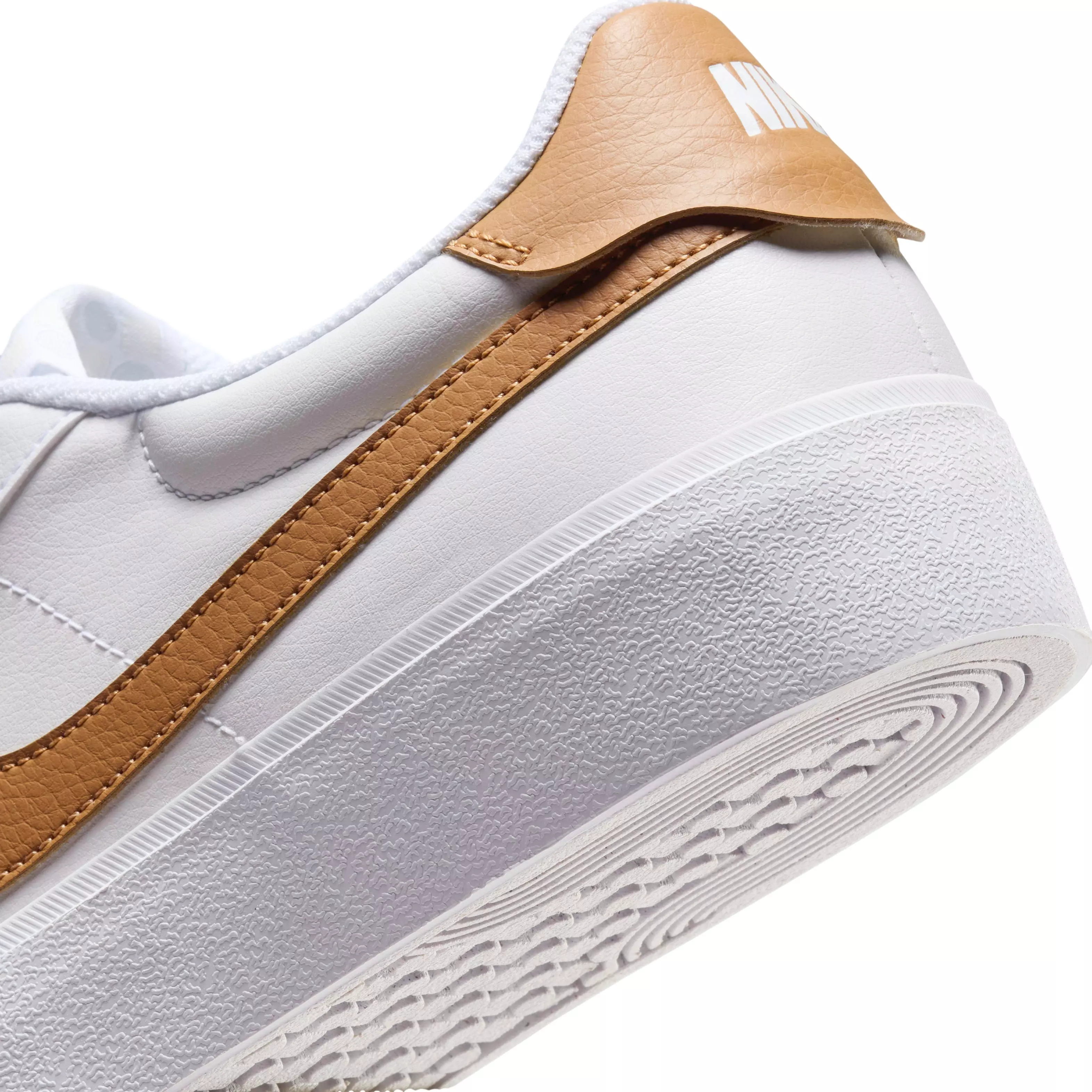 Nike Court Shot "White/Flax" Men's Shoe - WHITE/FLAX
