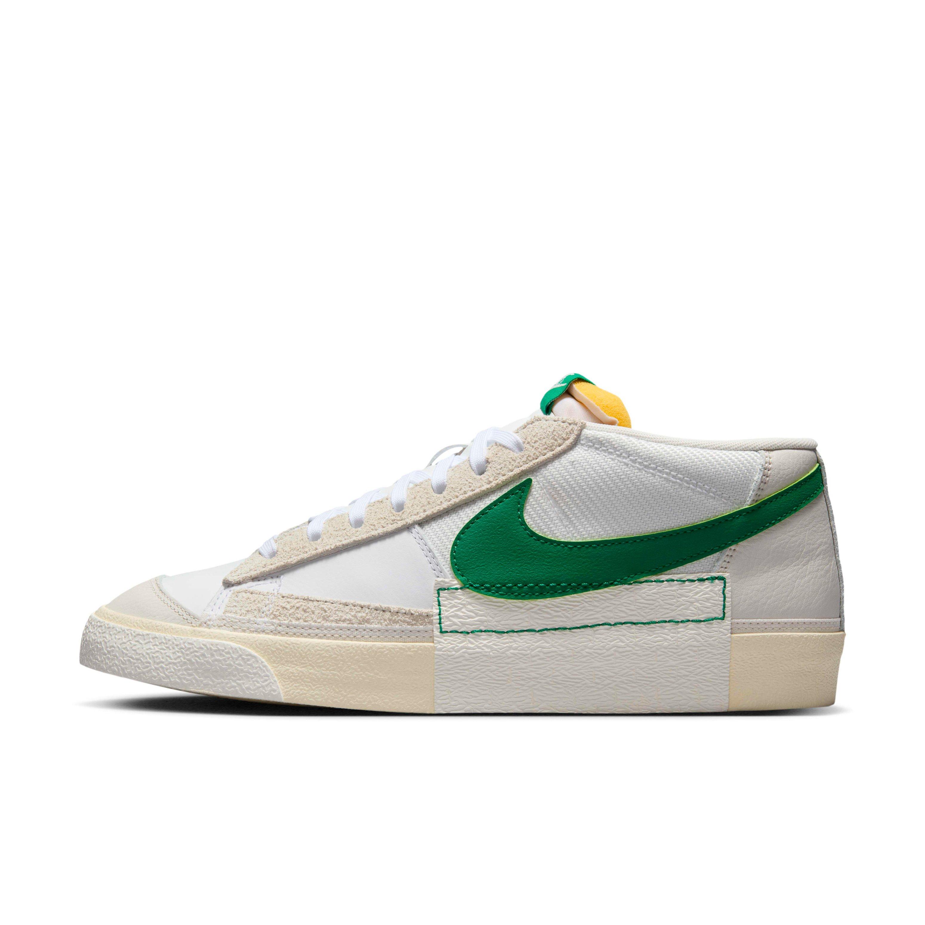 Nike Blazer Low Pro Club "Summit White/White/Phantom/Malachite" Men's Shoe - WHITE/WHITE/PHANTOM/MALACHITE Thumbnail View 2