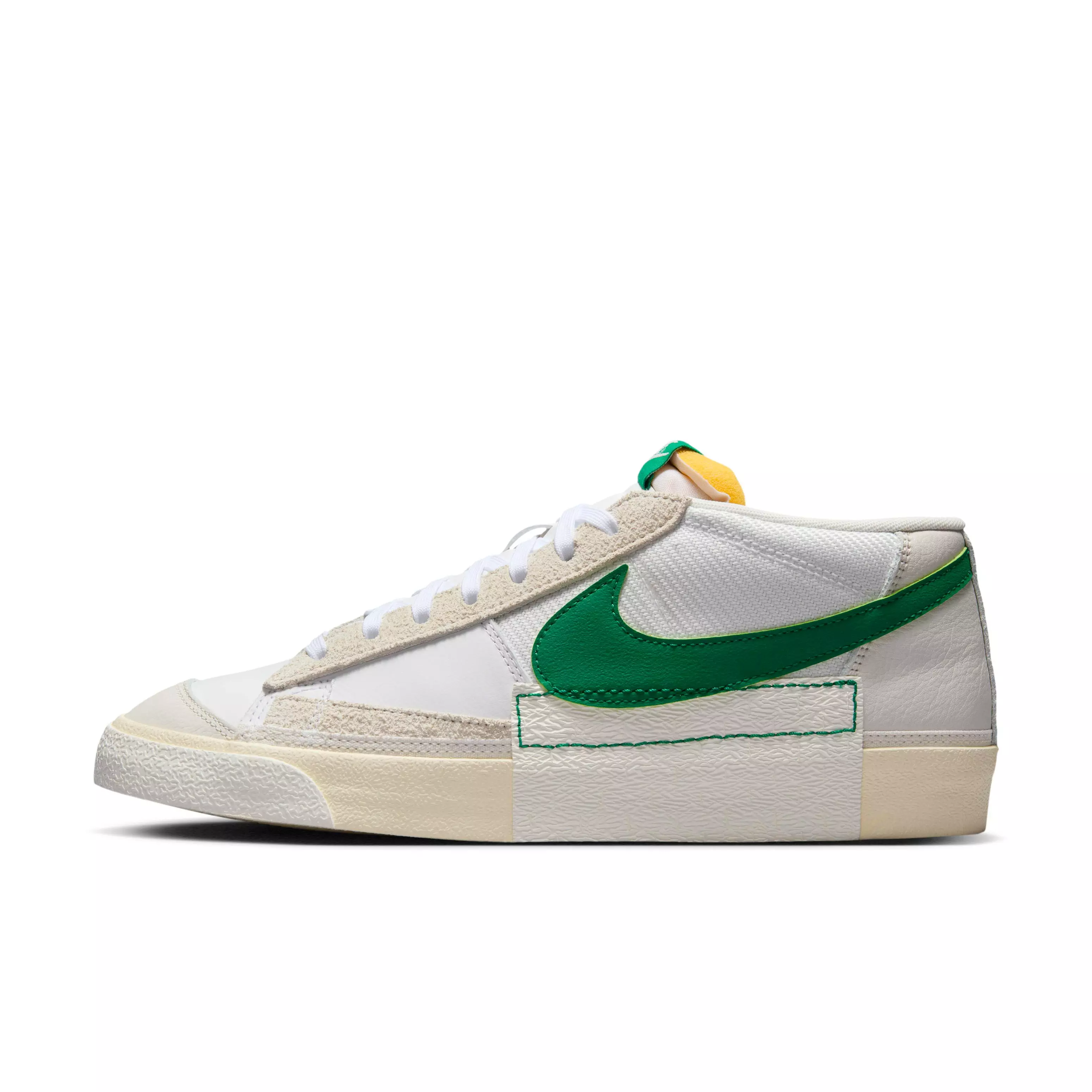 Nike Blazer Low Pro Club "Summit White/White/Phantom/Malachite" Men's Shoe - WHITE/WHITE/PHANTOM/MALACHITE