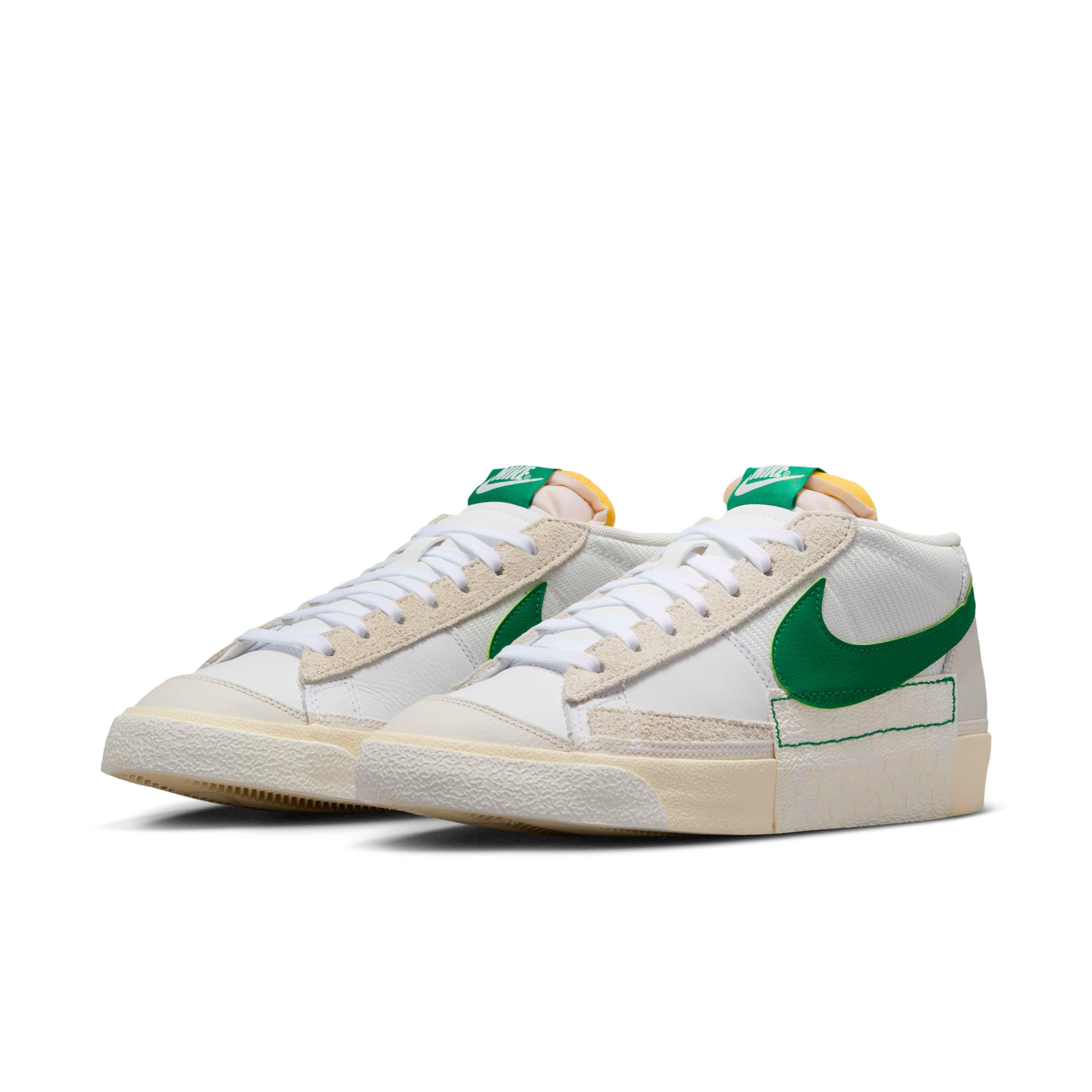 Nike Blazer Low Pro Club "Summit White/White/Phantom/Malachite" Men's Shoe - WHITE/WHITE/PHANTOM/MALACHITE Thumbnail View 3